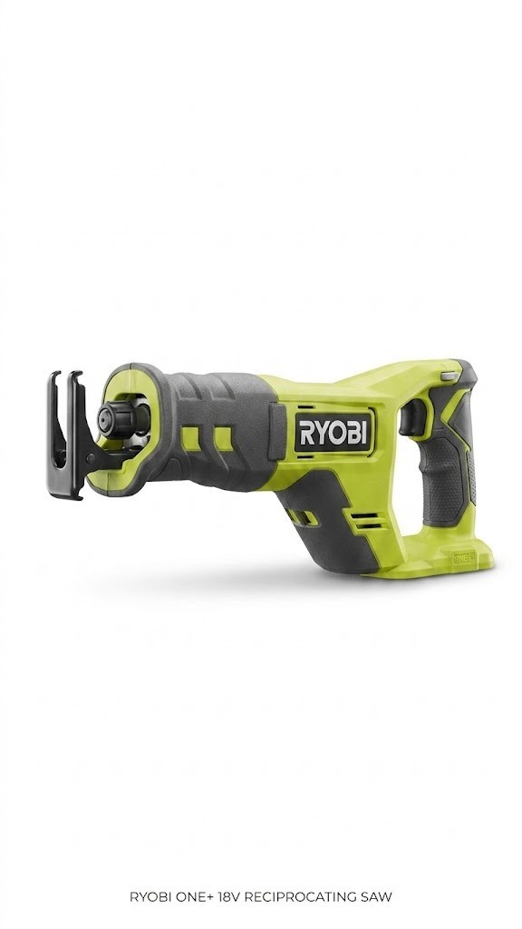 Ryobi PCL515 ONE+ 18V Cordless Reciprocating Saw – Tool Only – BRAND NEW