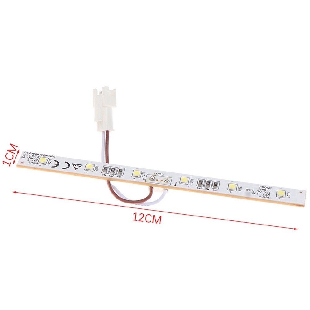 For Homa W27-105 Refrigerator Interior LED Light Bar 12V DC White Plastic