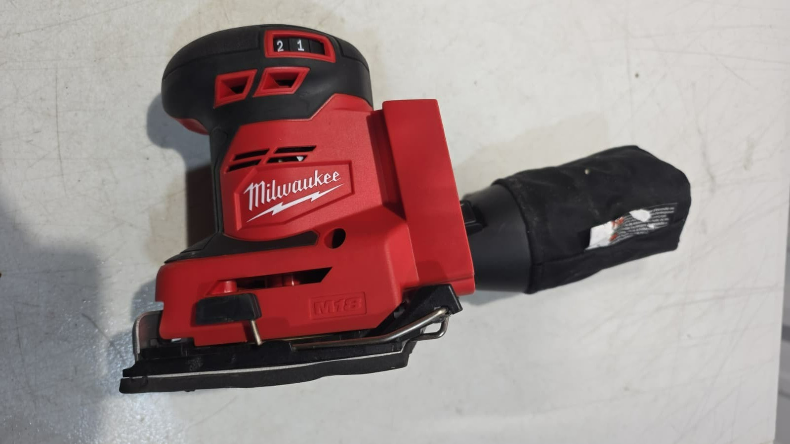Milwaukee 2649-20 M18 Orbital 1/4 Sheet Sander JUST BOX MISSING