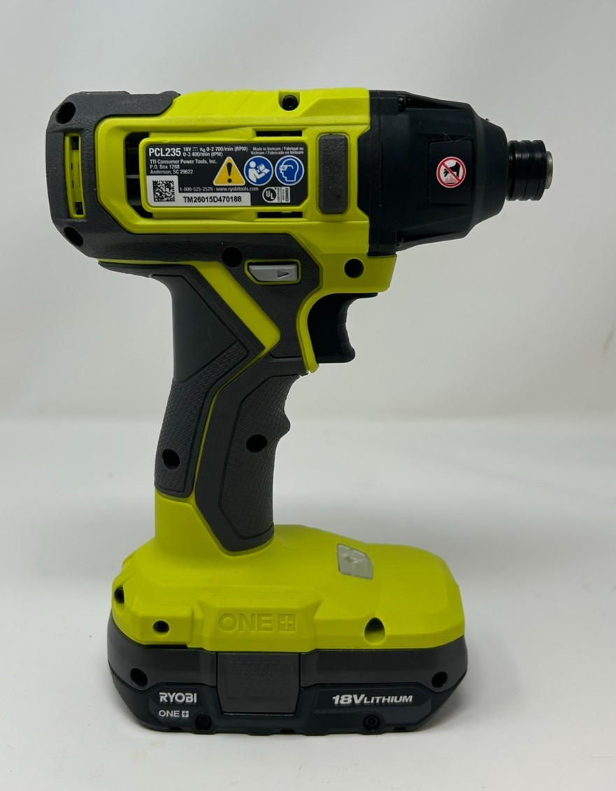 Ryobi PCL235 18V Impact Driver W/2Ah Lithium-Ion Battery FREE SHIPPING📦