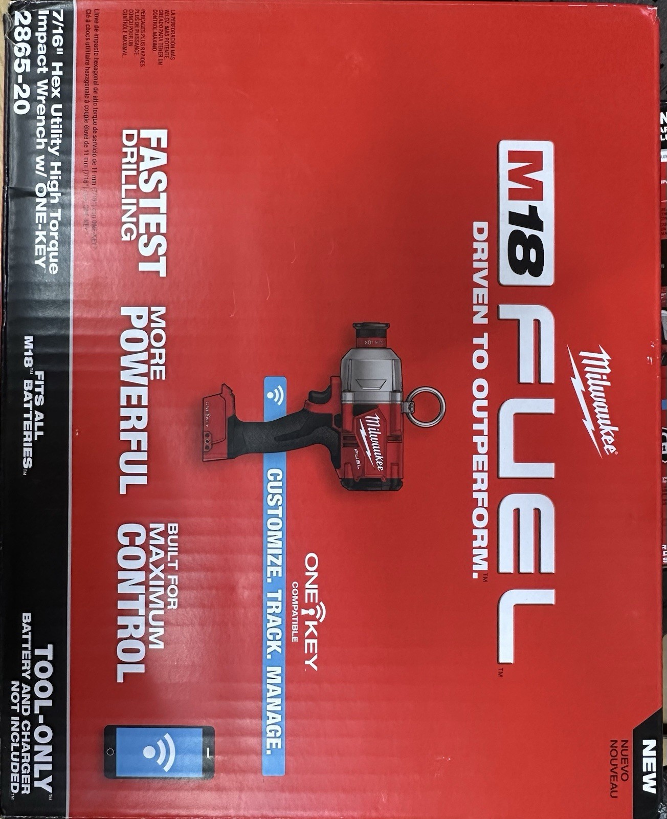 Milwaukee 2865-20 M18 FUEL 7/16 in Hex Utility| High Torque Impac Wrench |OneKey