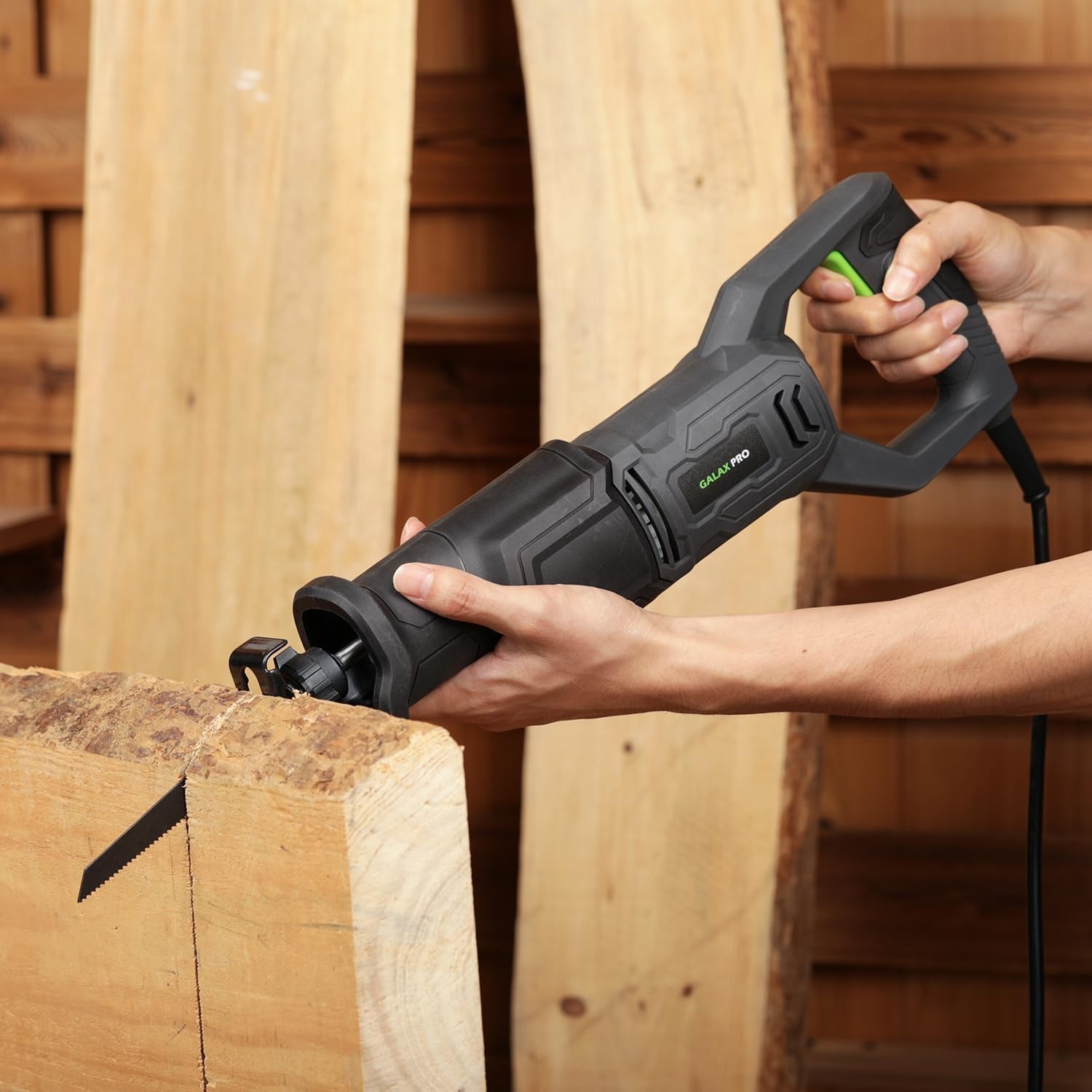 Reciprocating Saw Electric Corded 6 Amp Variable Speed for Wood Metal PVC