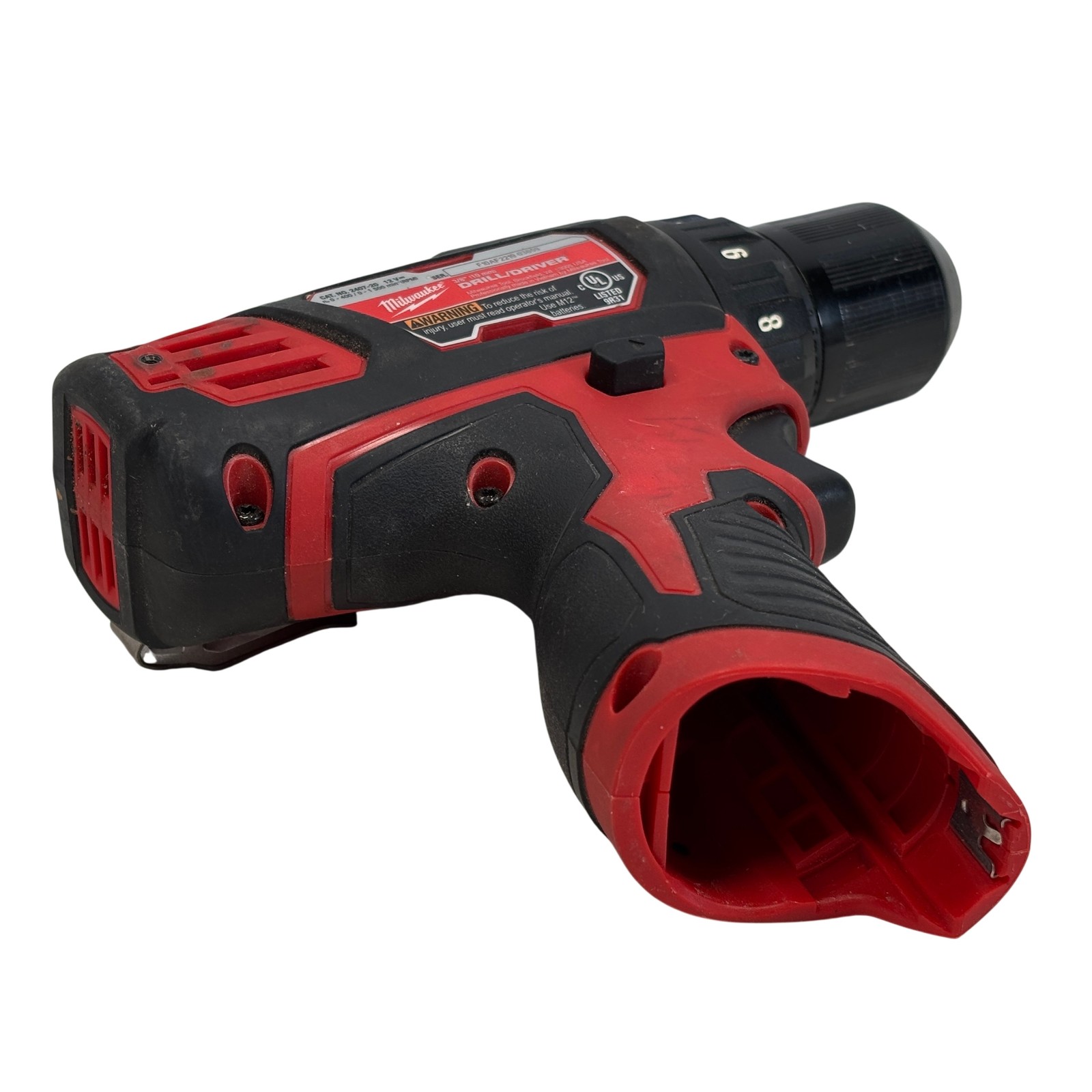 Milwaukee 2407-20 M12 Cordless 3/8&Prime; Drill/Driver – 7227