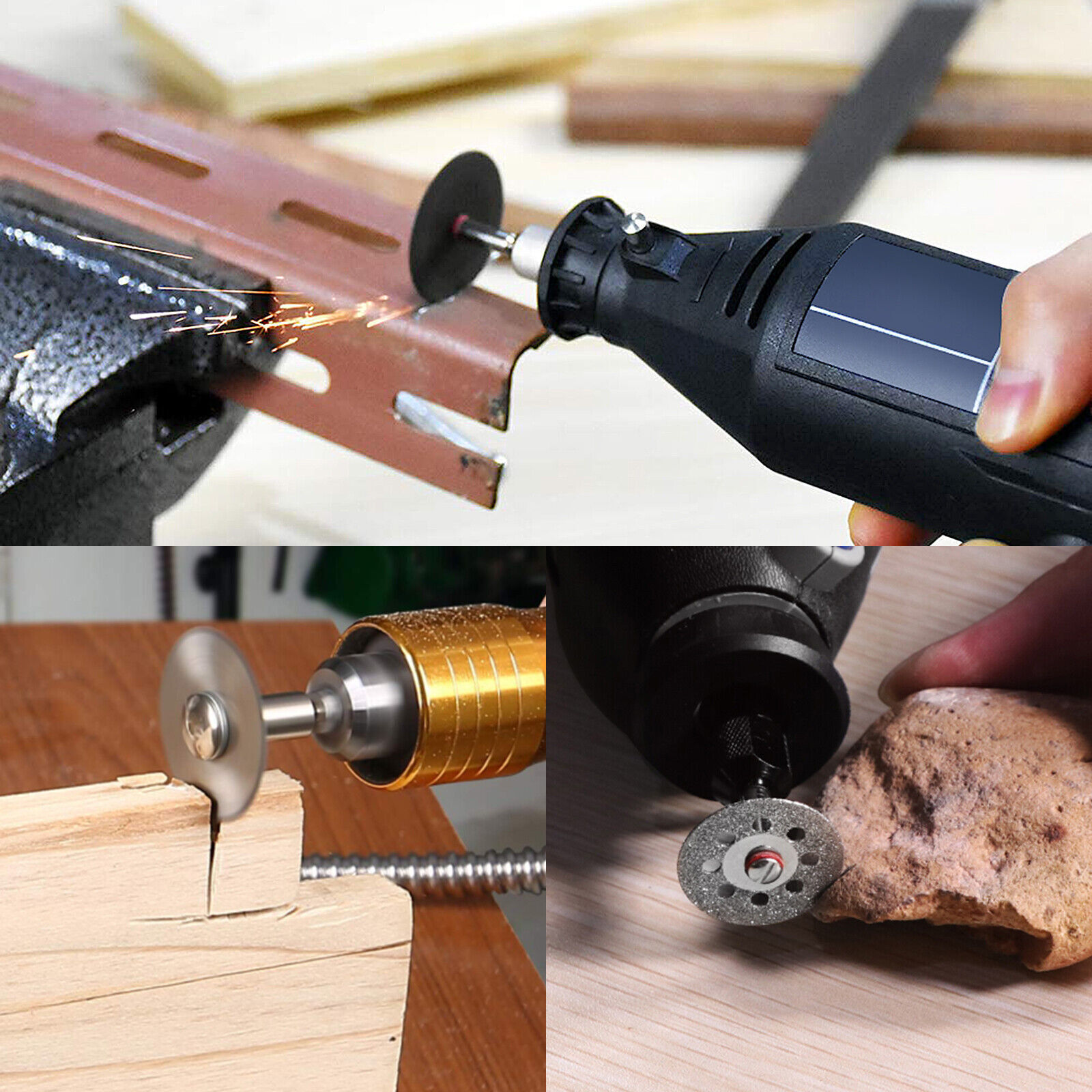 30/50 Cutting Wheel Set Drill for Dremel Rotary Tool Accessories w/ 1/8&Prime; Mandrel