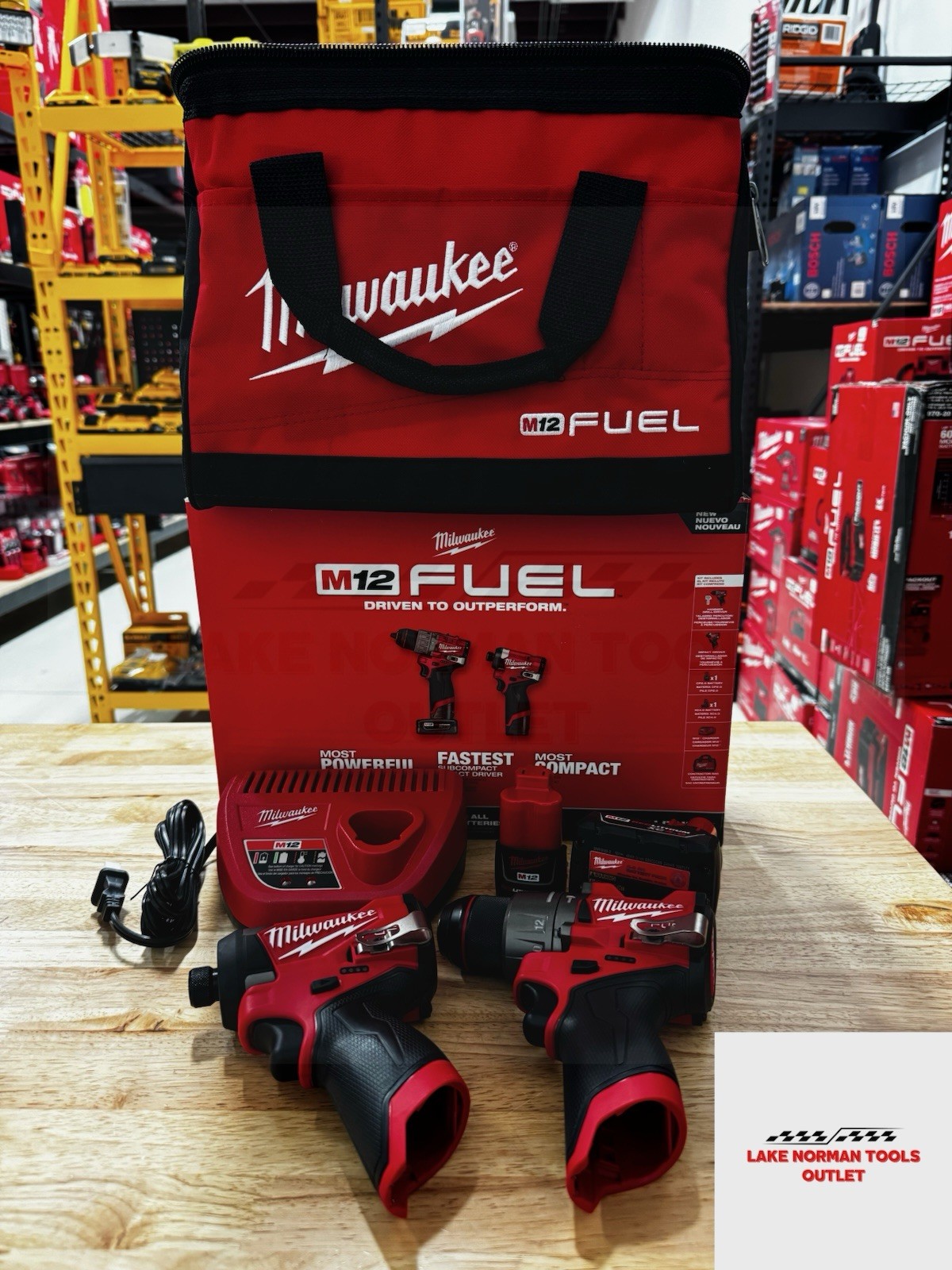 Brand New Milwaukee (3497-22) M12 FUEL 2 Tool Combo Kit