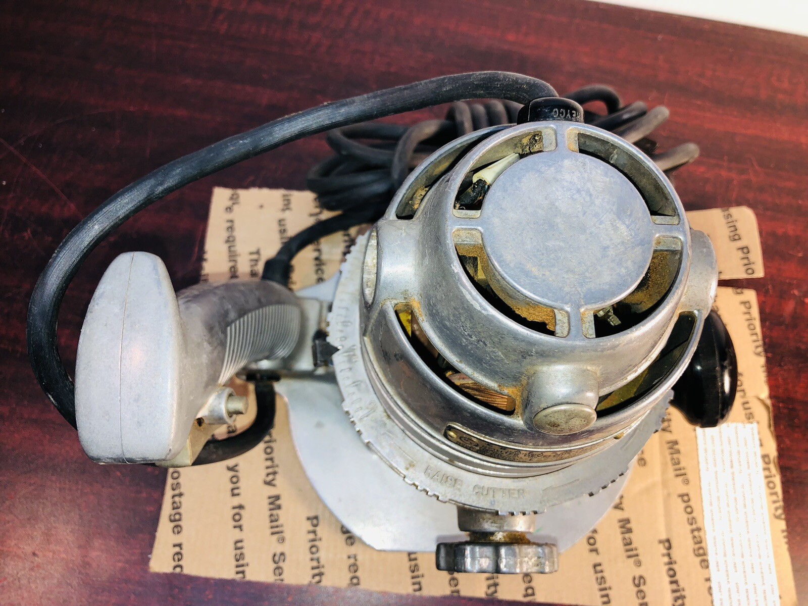 VTG Craftsman router 6 Amp 24,000 RPM 1-HP 1/4&Prime; Router Ball Bearings W/ One Bit