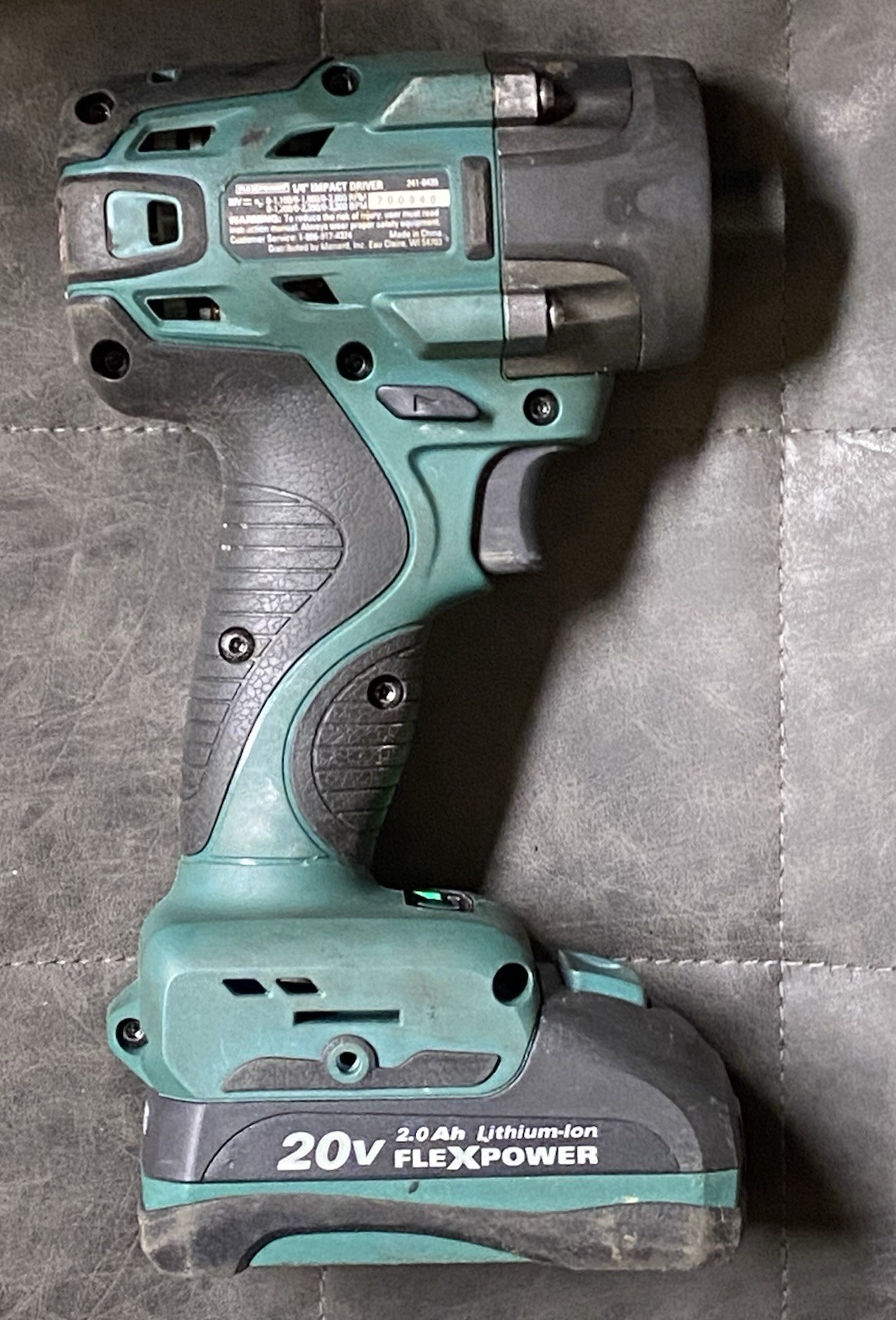 MasterForce 20V, 241-0435, 1/4&Prime;, Impact Driver