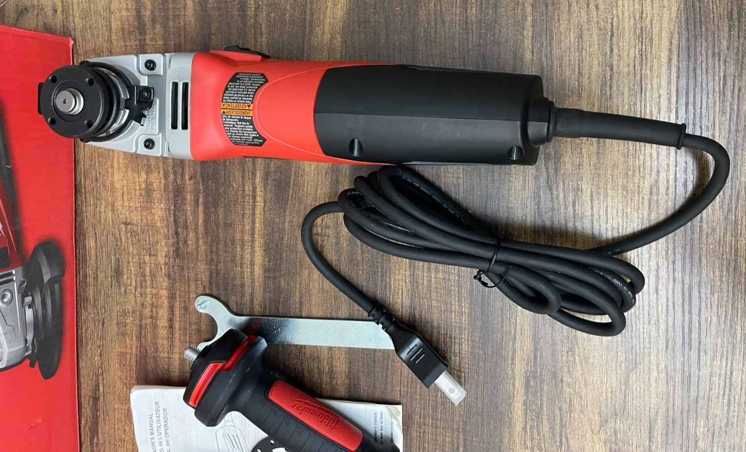 Milwaukee 6117-33D 13 Amp 5&Prime; Angle Grinder Slide, Lock-On Dial Speed, New
