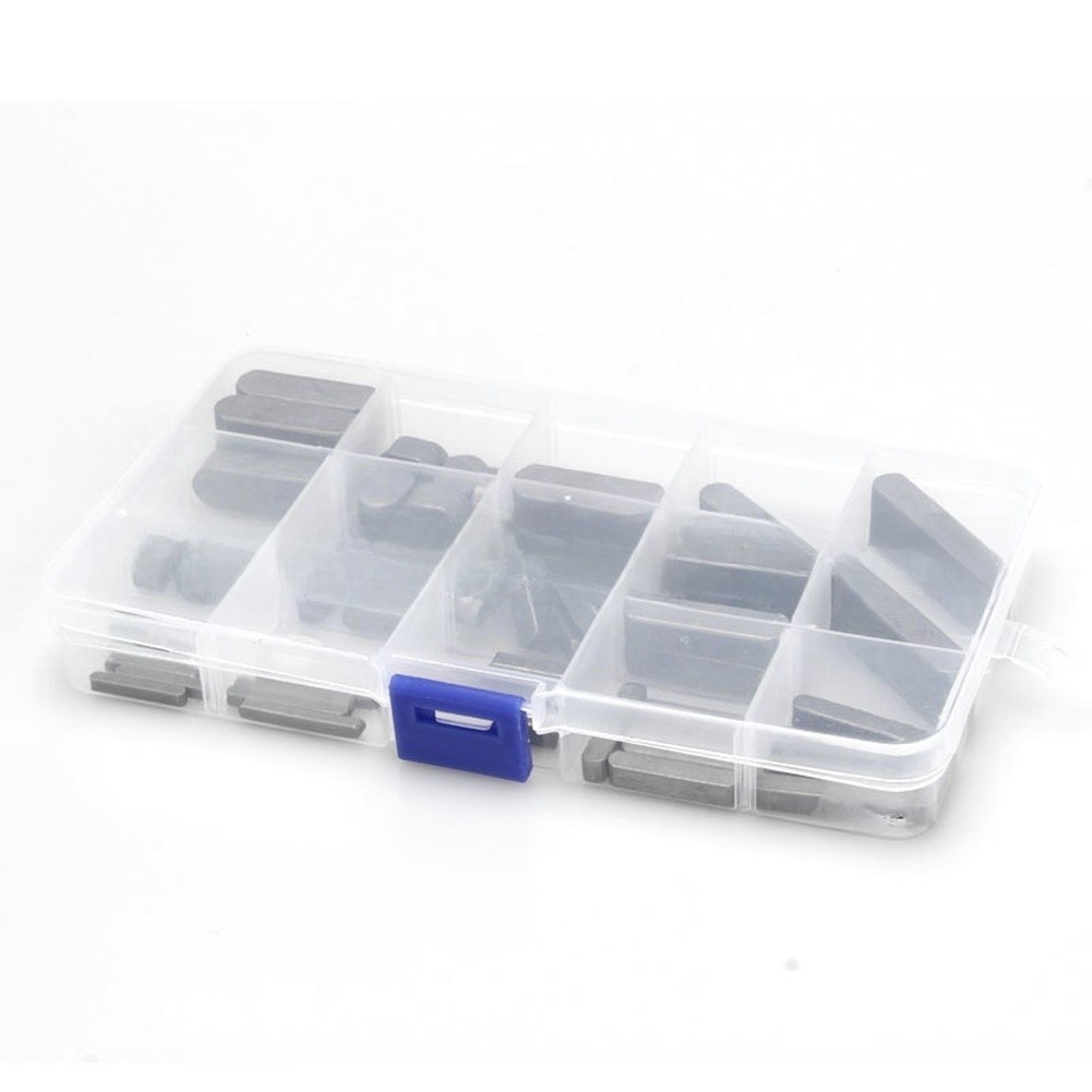 60PCS A Type Flat Key Pins Set Includes 3mm 5mm 6mm 8mm 10mm 12mm Sizes