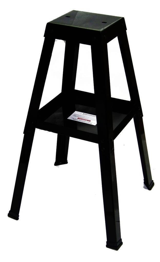Bench Grinder Stand Multi Hole Top Base With Tool Tray Steel Work Bench Buffer