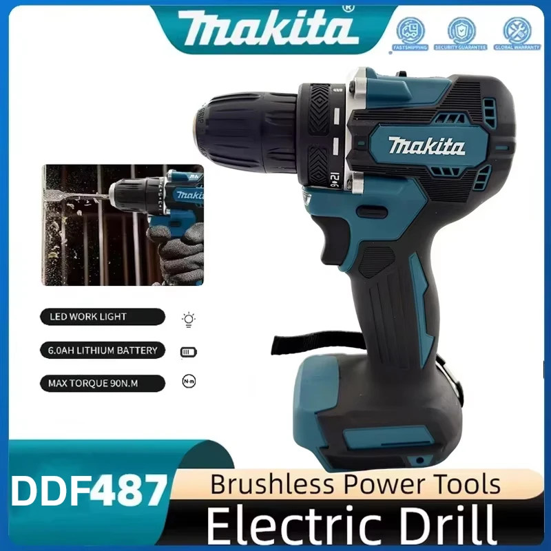 Makita DDF487 Brushless lithium electric rechargeable impact drill large torque