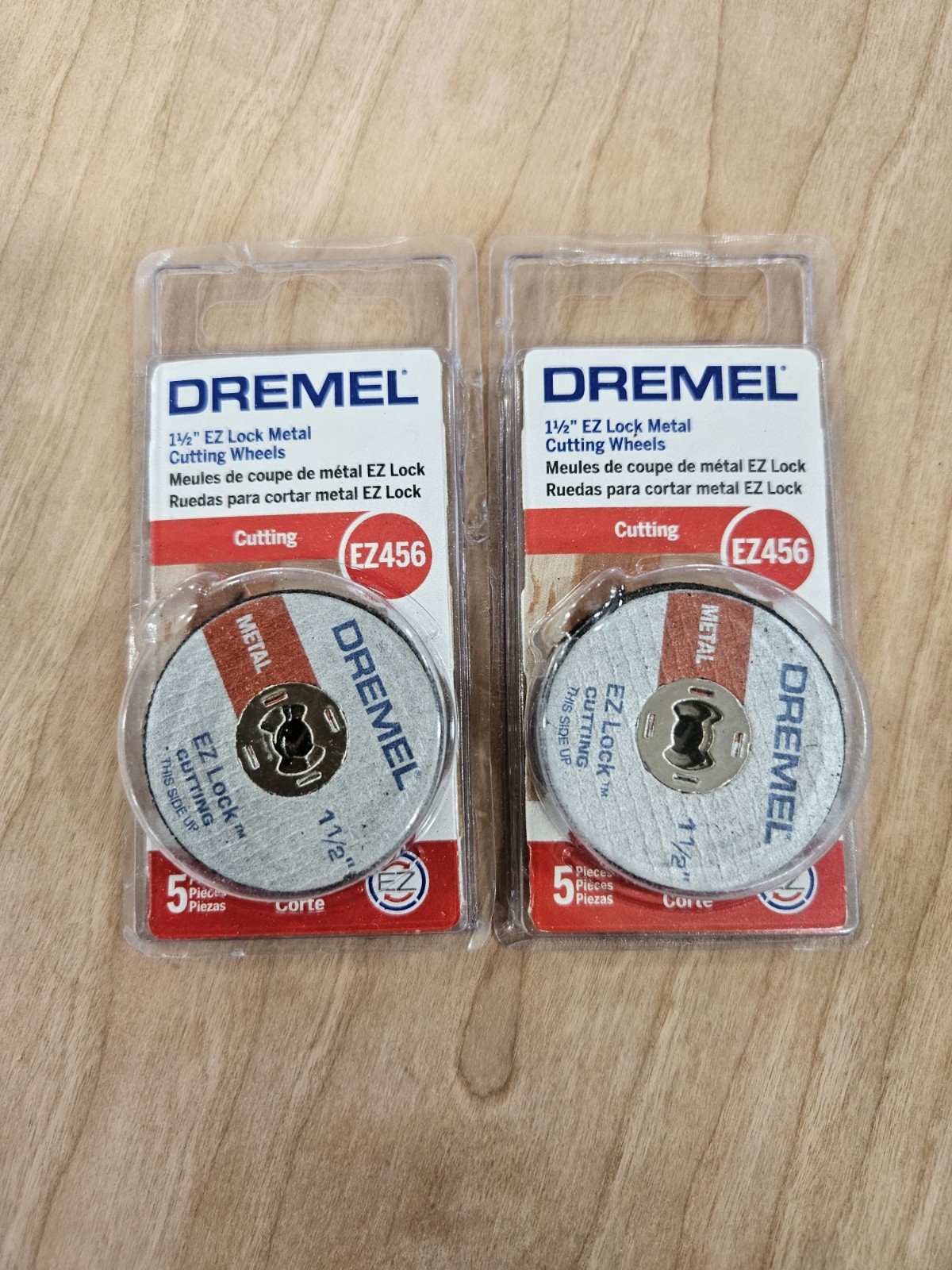 Dremel EZ456 1-1/2 Inch (38.1 mm) Wheel Diameter EZ Lock™ Lot of 2 Ten In Total