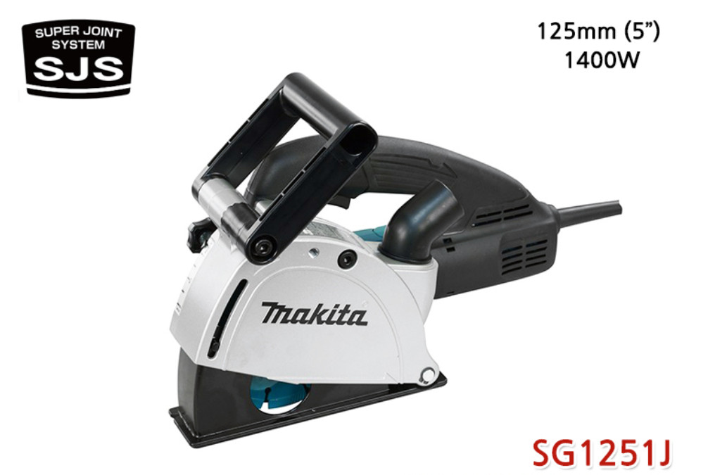 Makita SG1251J Wall Chaser 5&Prime; 125mm 1400W 19lb 10000Rpm 5.0M Corded **220~240V**