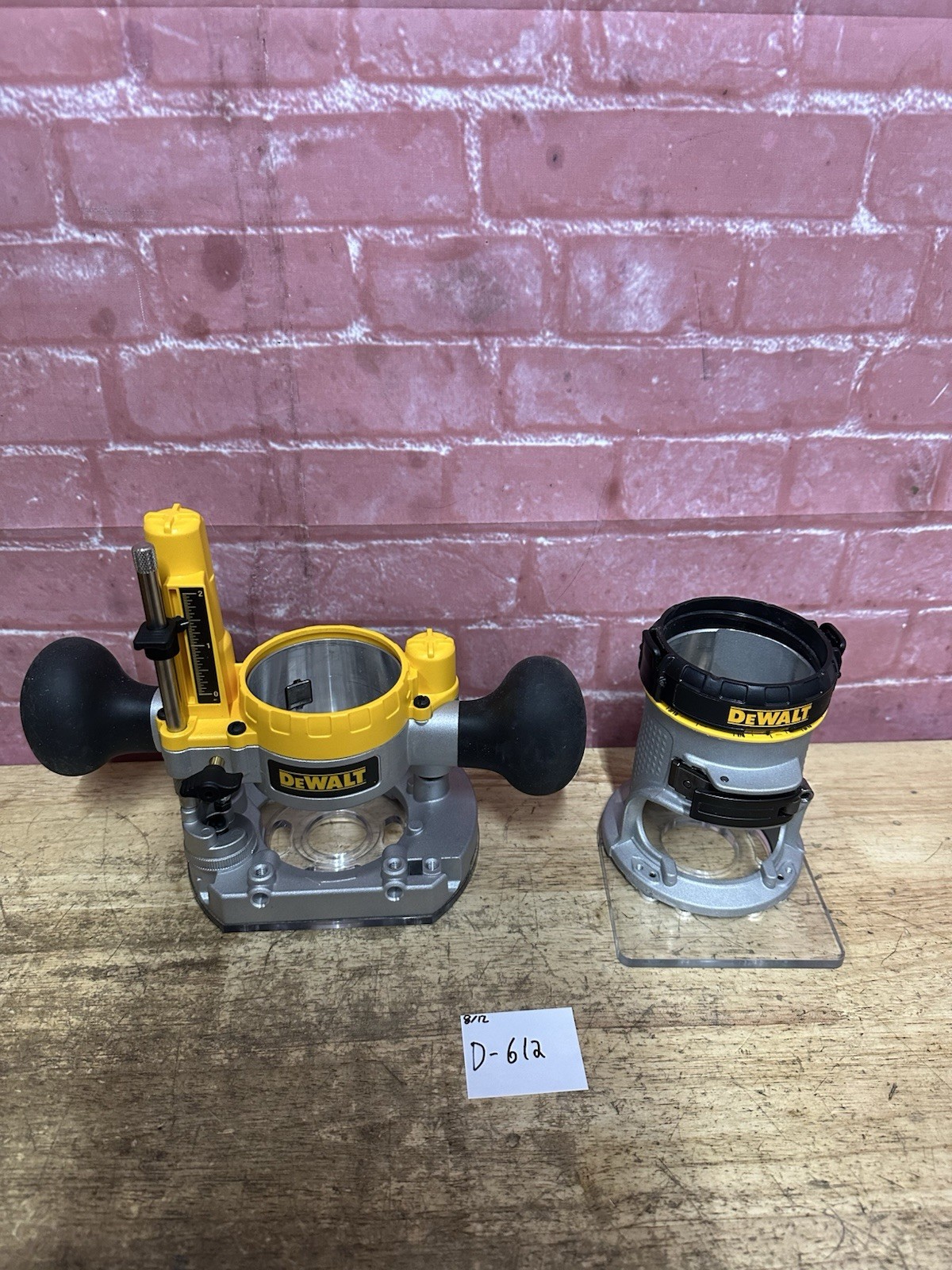 DEWALT DNP612 Plunge Base for Compact Router, Steel Rods for Smooth Stroke Used