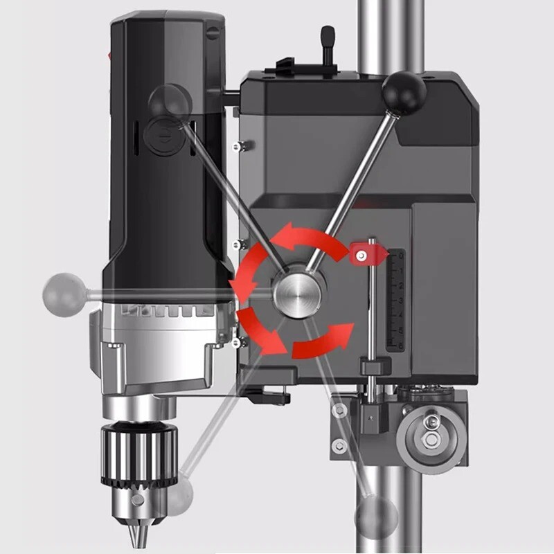 Small Household 220V High-Power Industrial-Grade Multifunctional Bench Drill