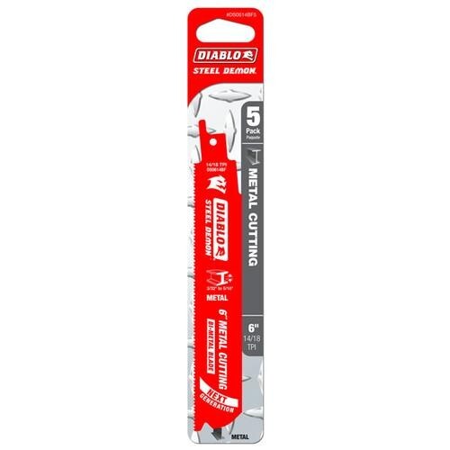 Diablo 6&Prime; Steel Demon Bi-Metal (5PK)