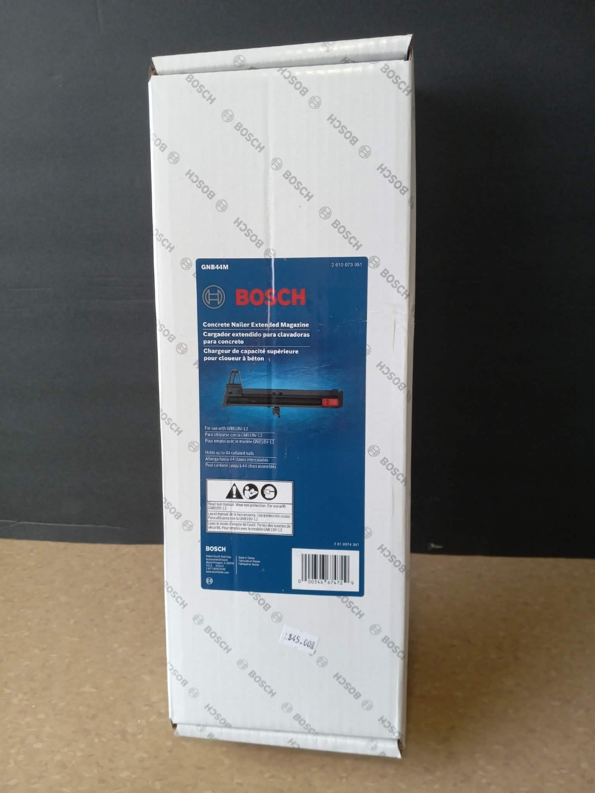 Bosch GNB44M Extended Magazine for Bosch ProFactor Concrete Nailer GNB18V-12