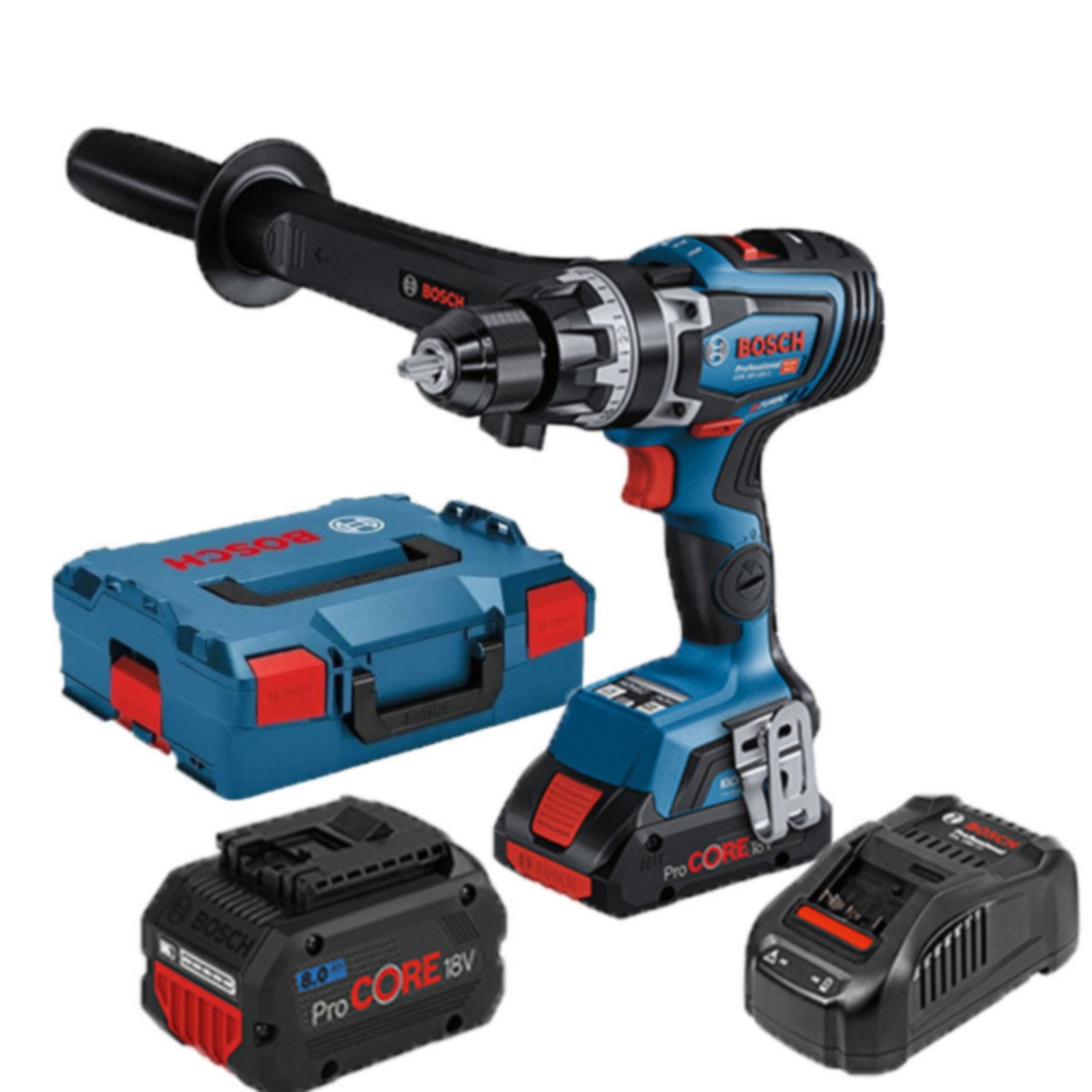 Bosch GSB18V-150C Hammer Drill Kit 4.0Ah 8.0Ah BITURBO 18V