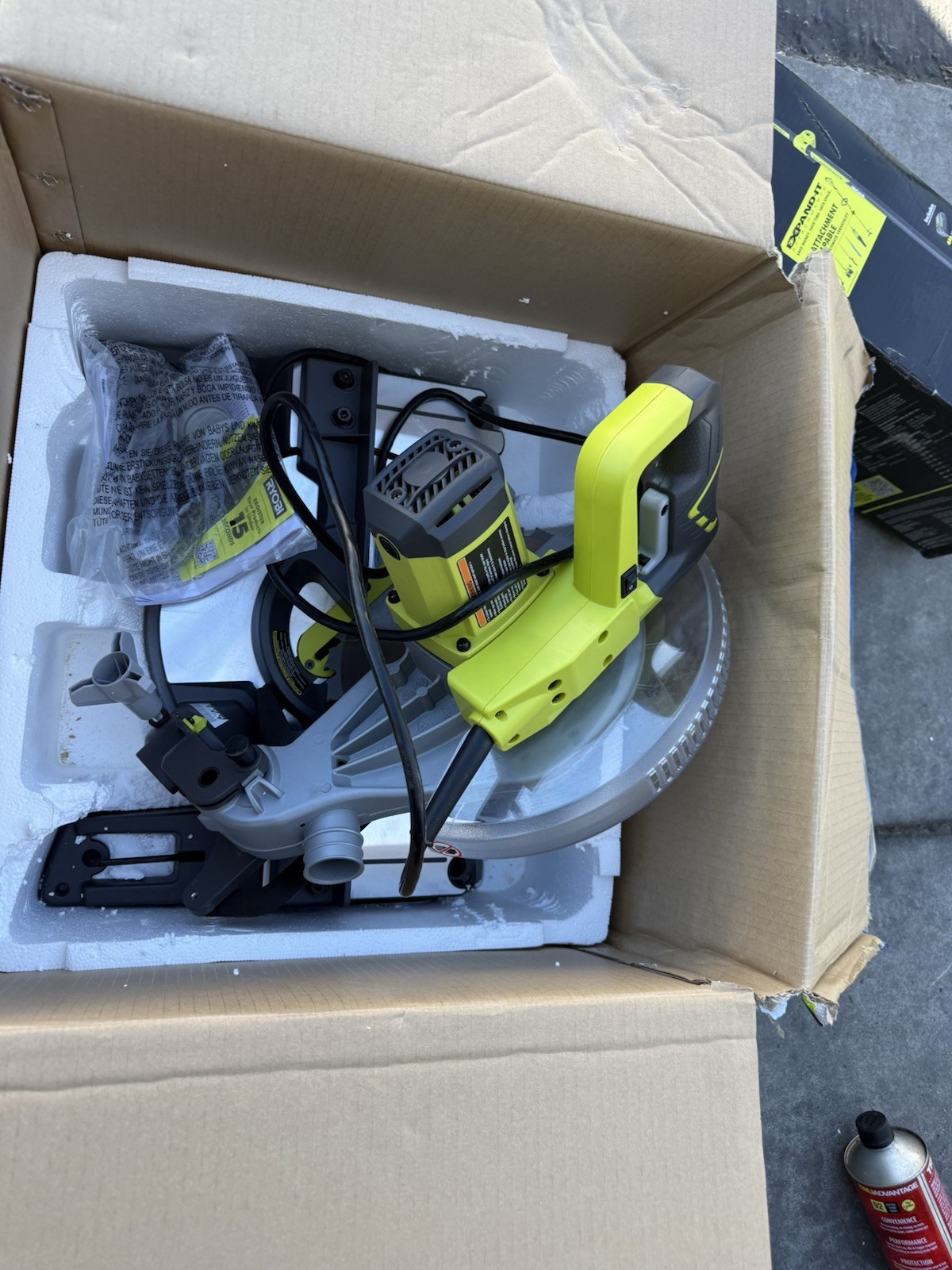 Ryobi 14 Amp Corded 10 in. Compound Miter Saw with LED Cutline (R56-E3)
