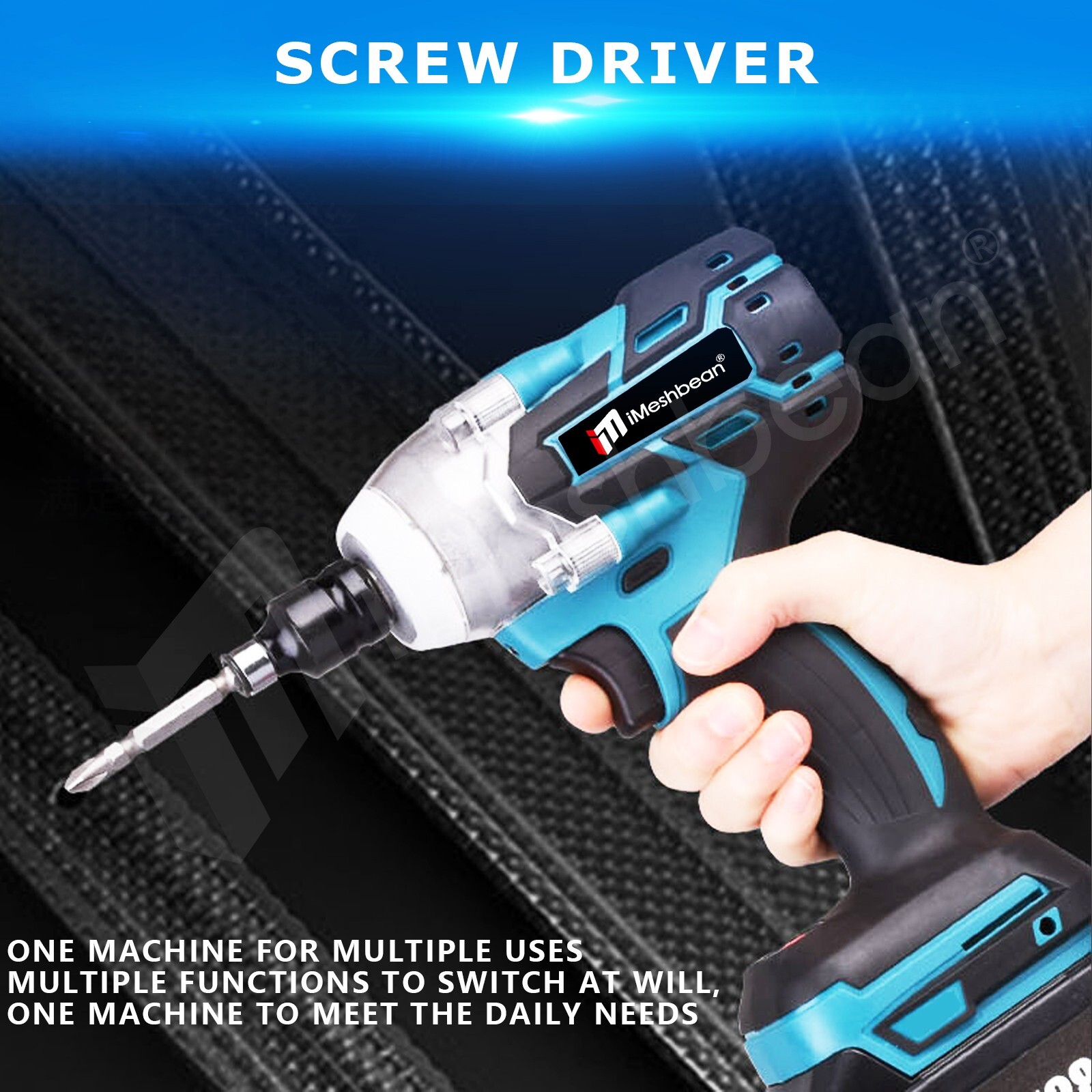 21V Cordless Impact Wrench 1/2&Prime; 550Nm High Torque Brushless Drill 5.5Ah Battery