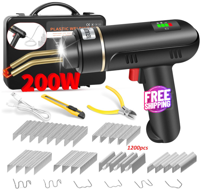 Pistola de soldar de plástico recargable por USB con batería de 5000 mAh NEW US