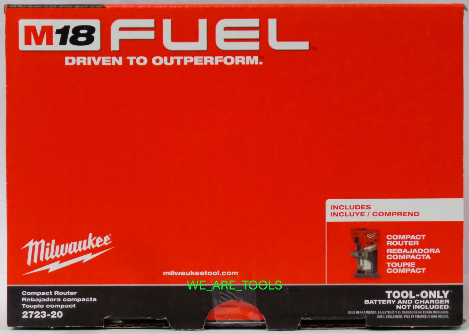 Milwaukee NEW IN BOX 2723-20 FUEL Brushless Router Fuel Compact M18 18 Volt