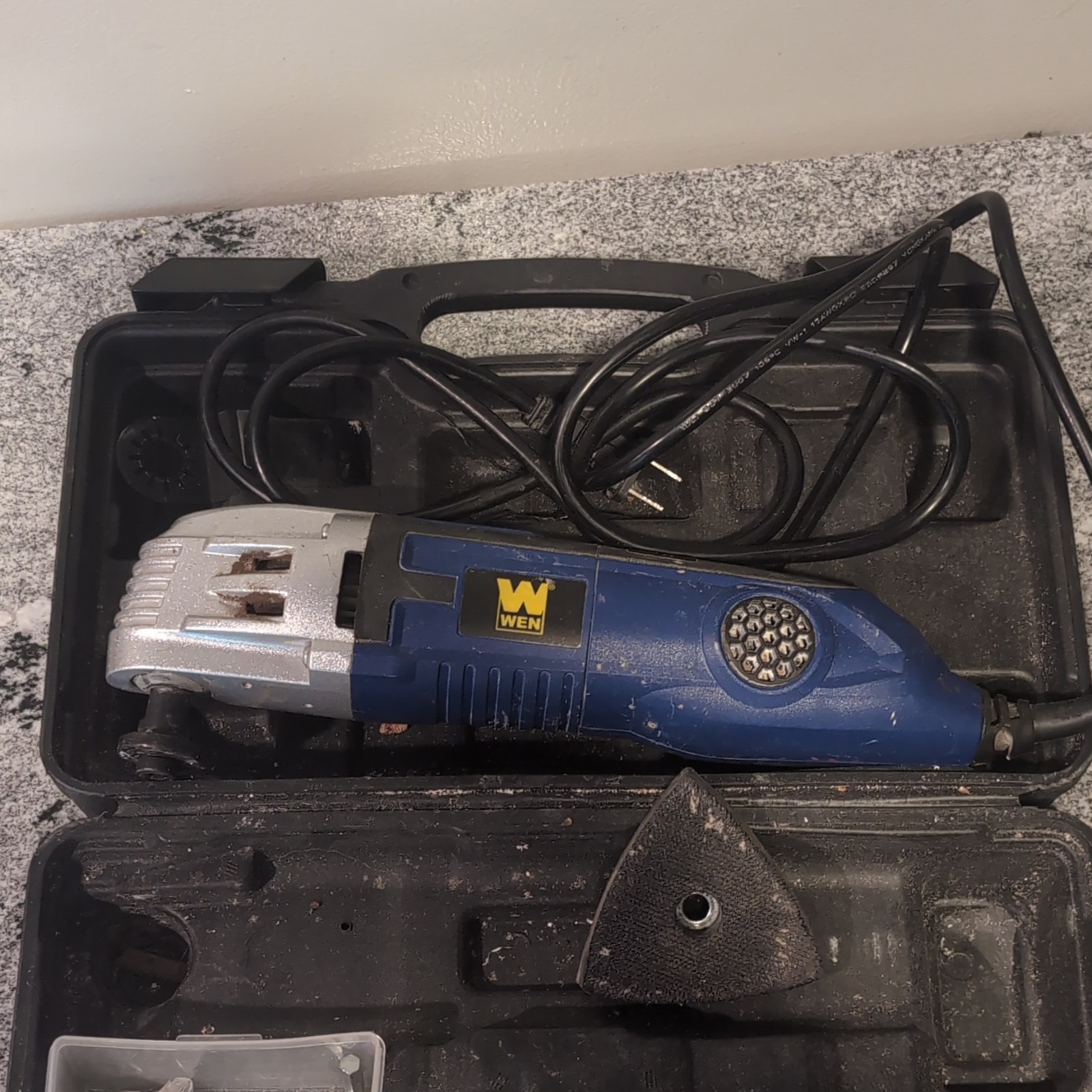 WEN Corded Electric Rotary Tool 110V Blue/Silver/Black w/ Hard Case