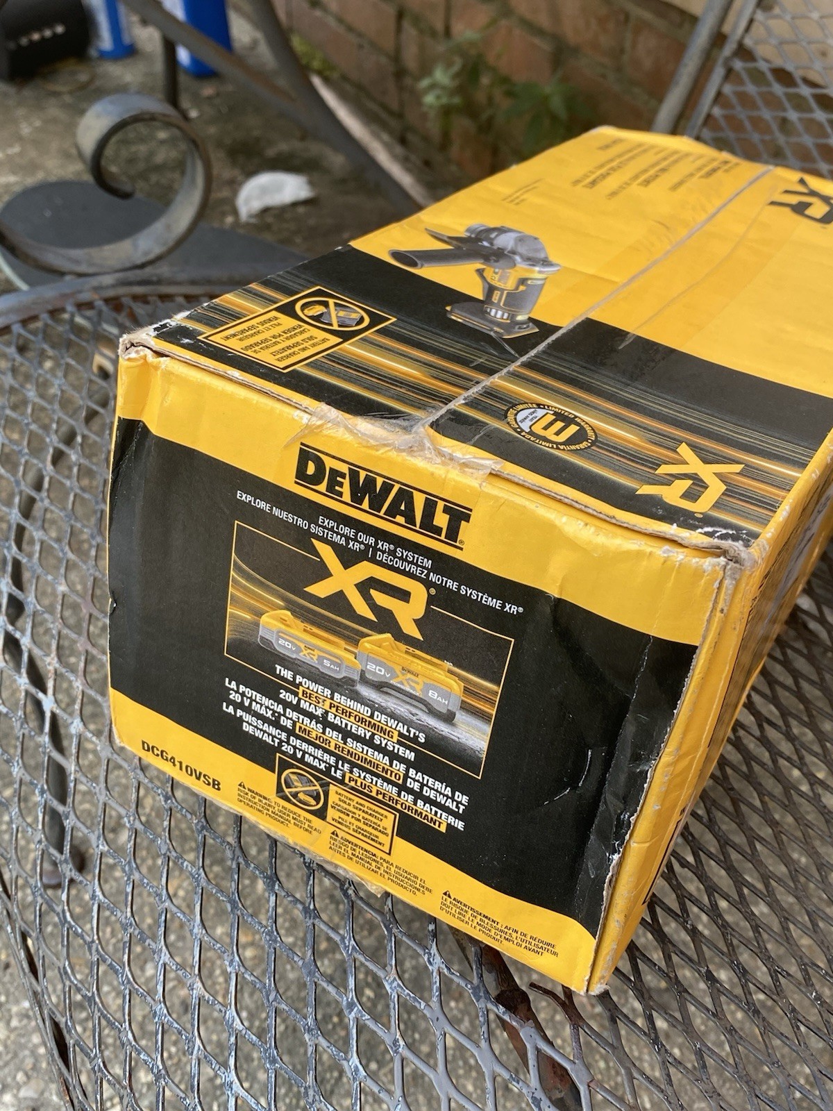 DEWALT XR 20V Angle Grinder 5 in Li-Ion Battery Tool Only DCG410VSB