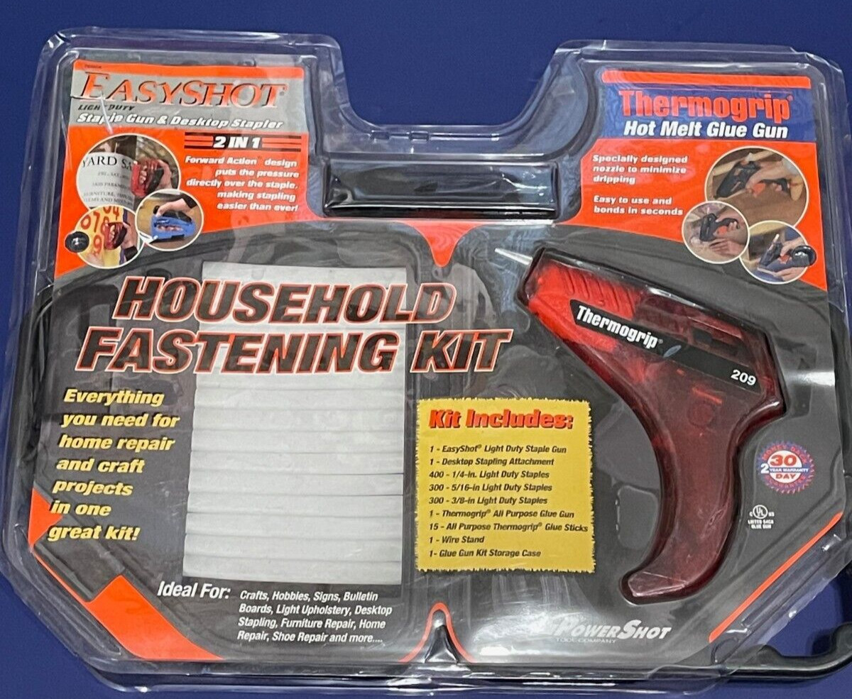 Glue Gun/Stapler Easyshot House Fastening Kit 🆕 – Missing Stapler