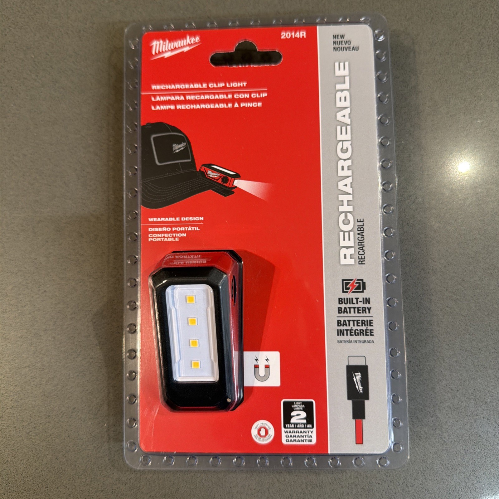 Milwaukee Tool 2014R Rechargeable Clip Light
