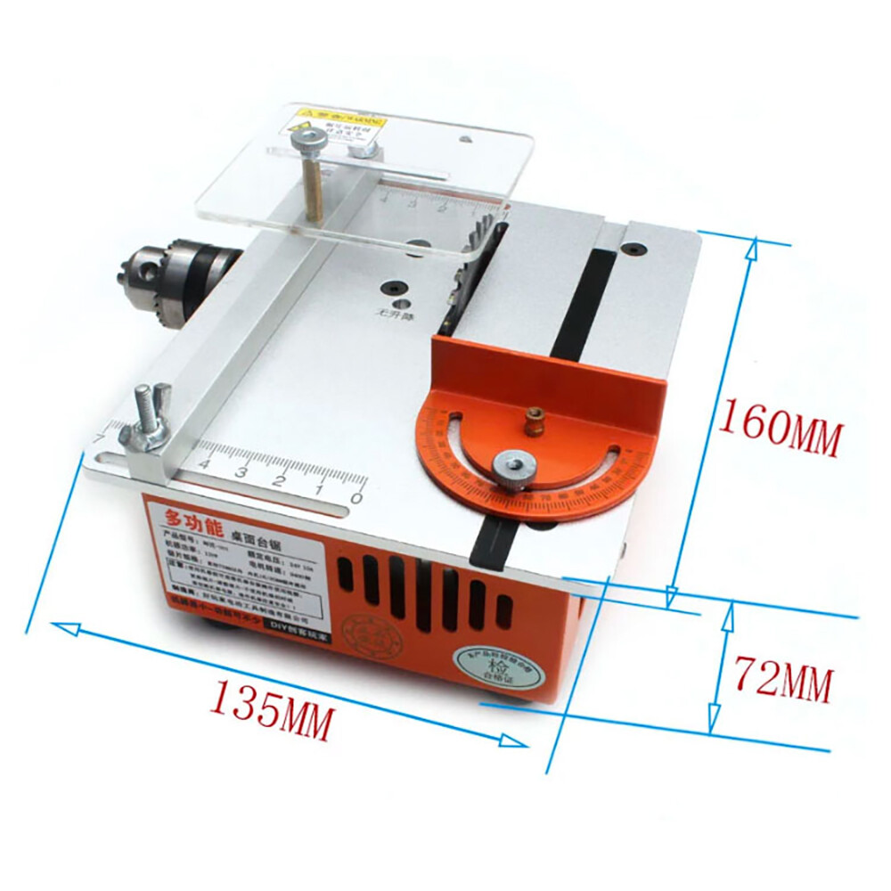 Multifunctional Mini Table Saw Micro Precision Desktop DIT Woodworking Chainsaw