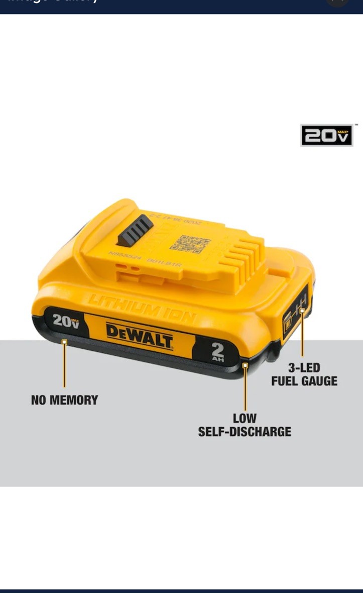 ATOMIC 20-Volt MAX Lithium-Ion Cordless Combo Kit (2-Tool) with (2) 2.0Ah