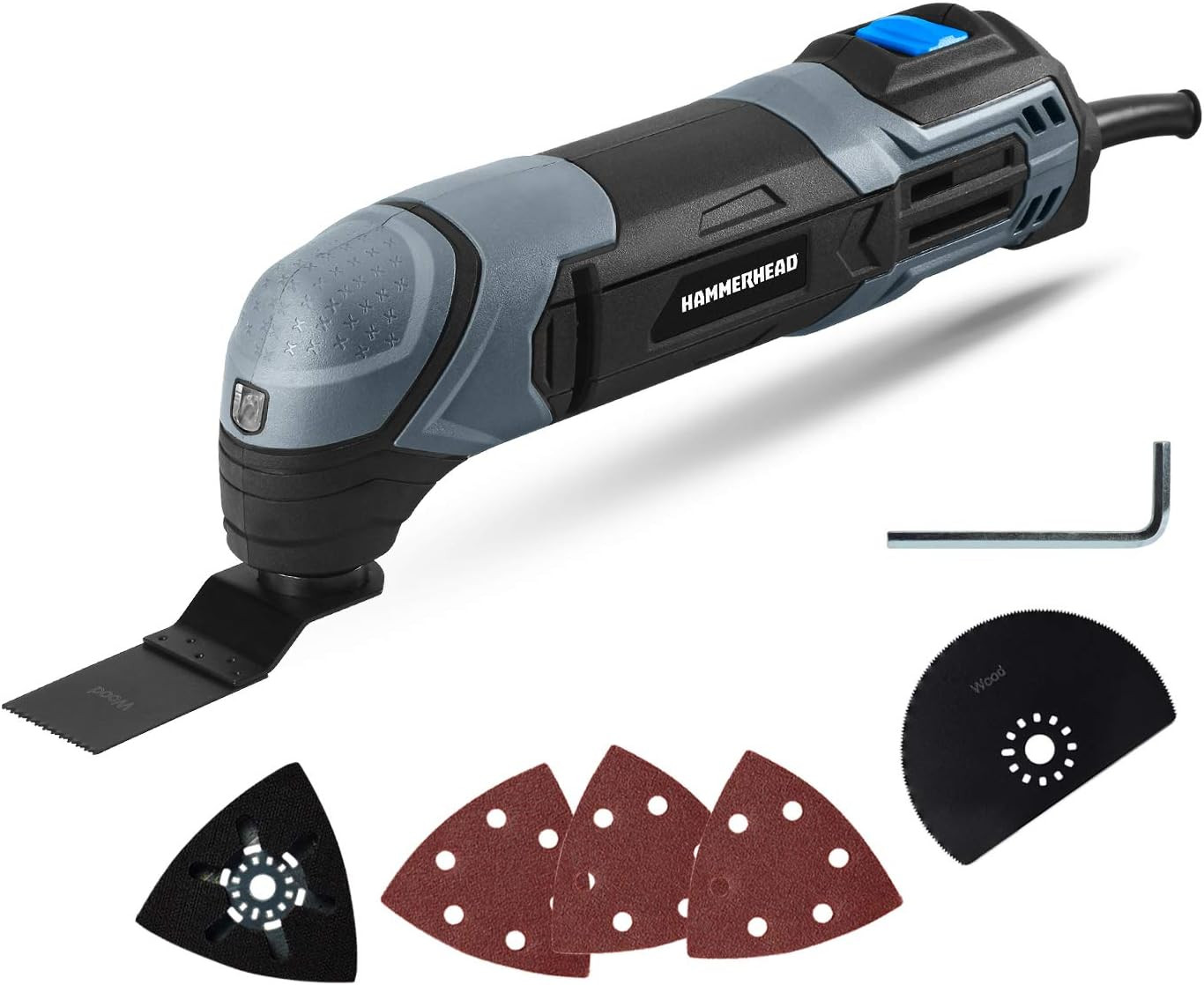 2.2-Amp Oscillating Multi-Tool with 1Pc Flush Cut Blade – 1Pc