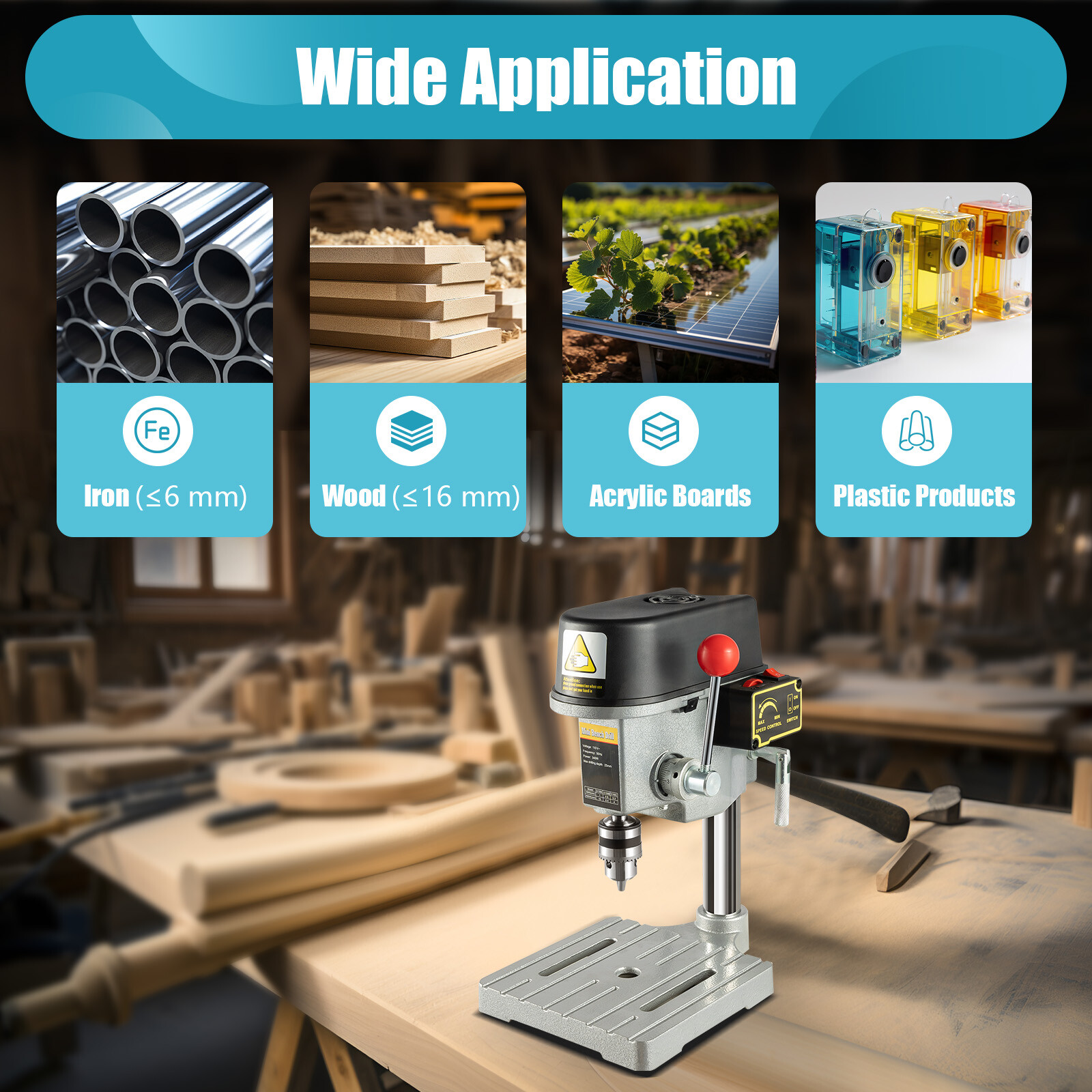 Bench Small Benchtop Drill Press Portable Drill Press Electric Mini Drill Press