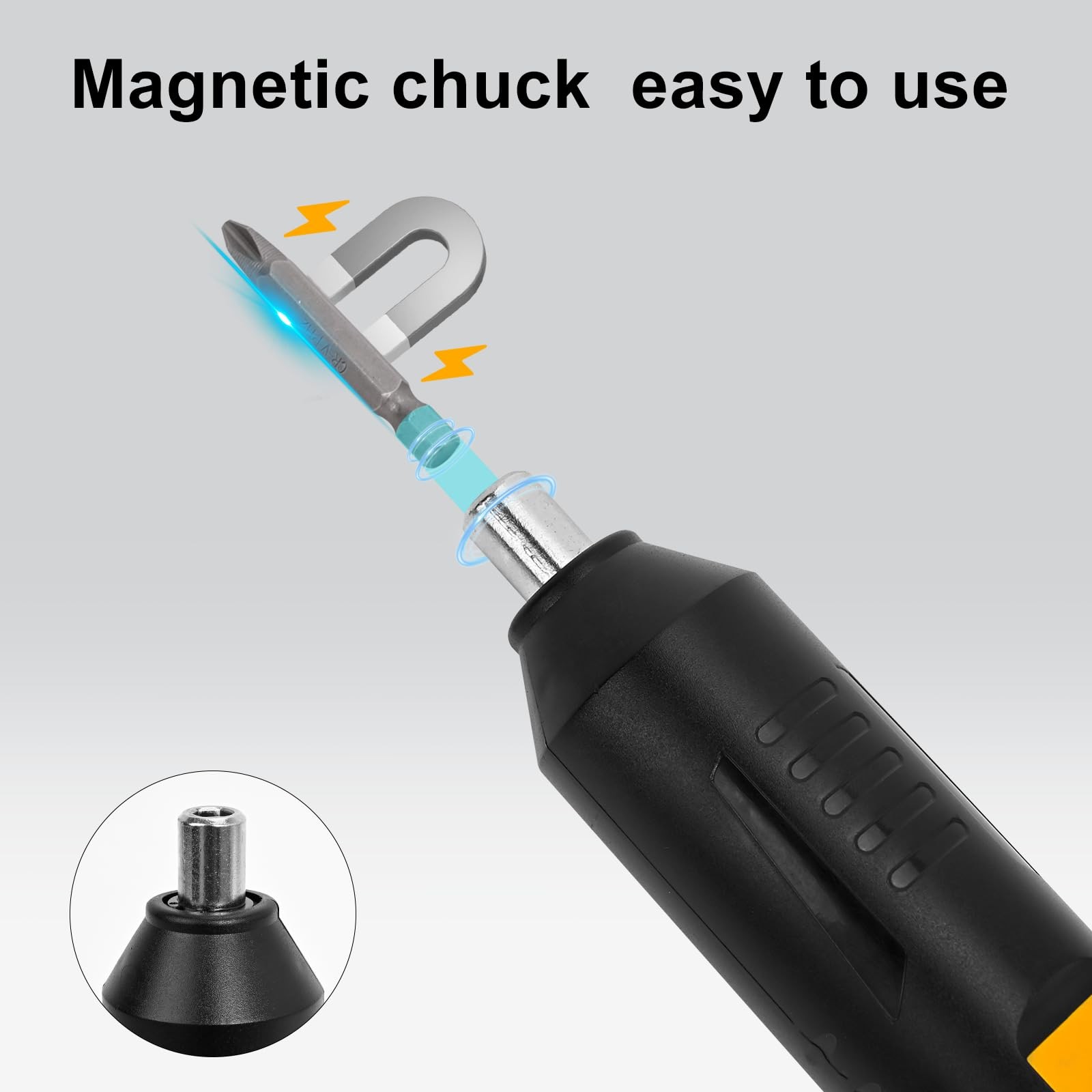 Julixin Cordless Battery Operated Electric Screw Driver Magnetic Type-C