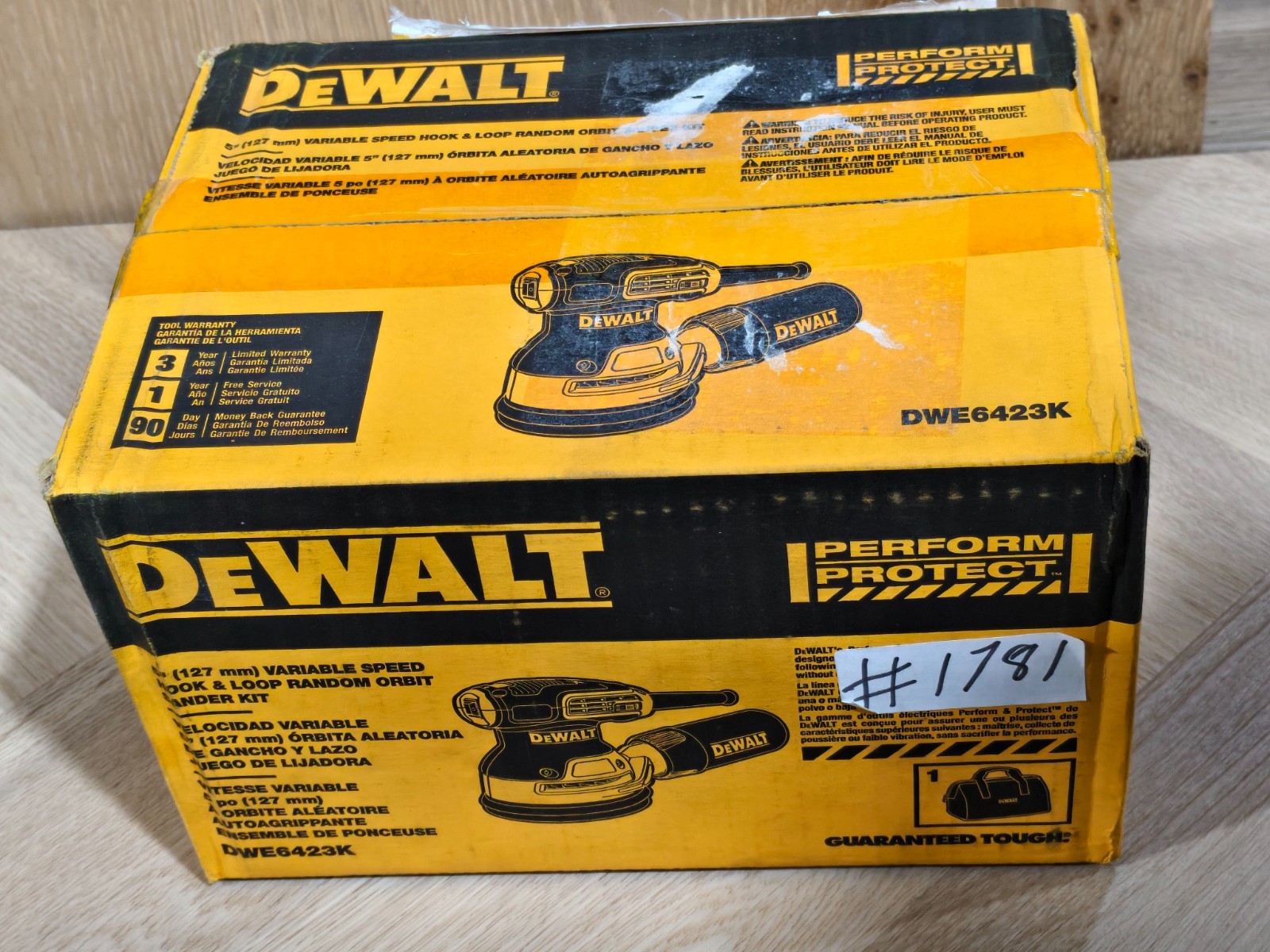 Dewalt DWE6423k 5 inch Variable Speed Random Orbit Sander