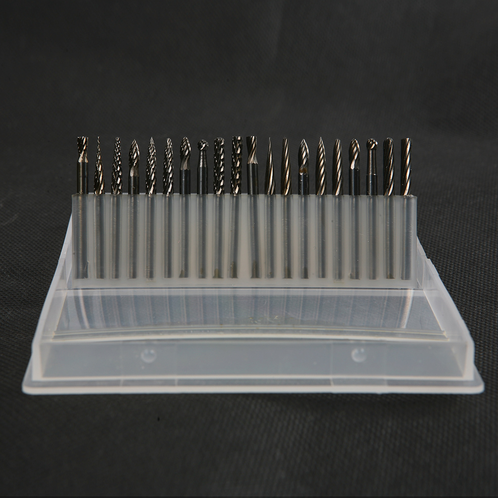 20x 3*3mm Tungsten steel Solid Carbide Burrs For Dremel Rotary Tool Drill Bit
