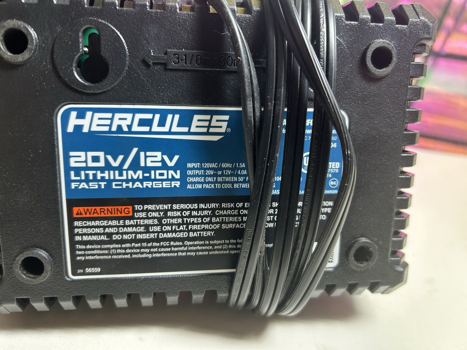 Hercules HCB81B 20v Brushless Compact Impact Driver W/5Ah+Charger (FREE S&H)!