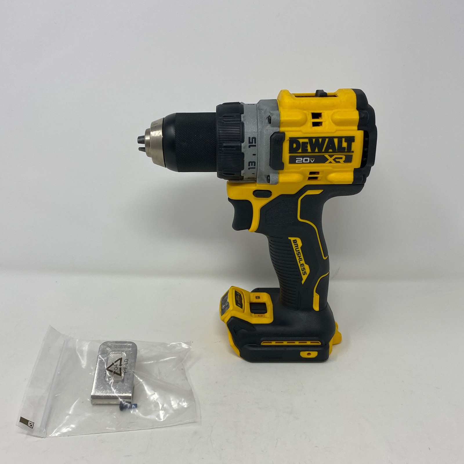 DEWALT 20V MAX XR DCD801B 1/2&Prime; Brushless Drill/Driver Yellow/Black