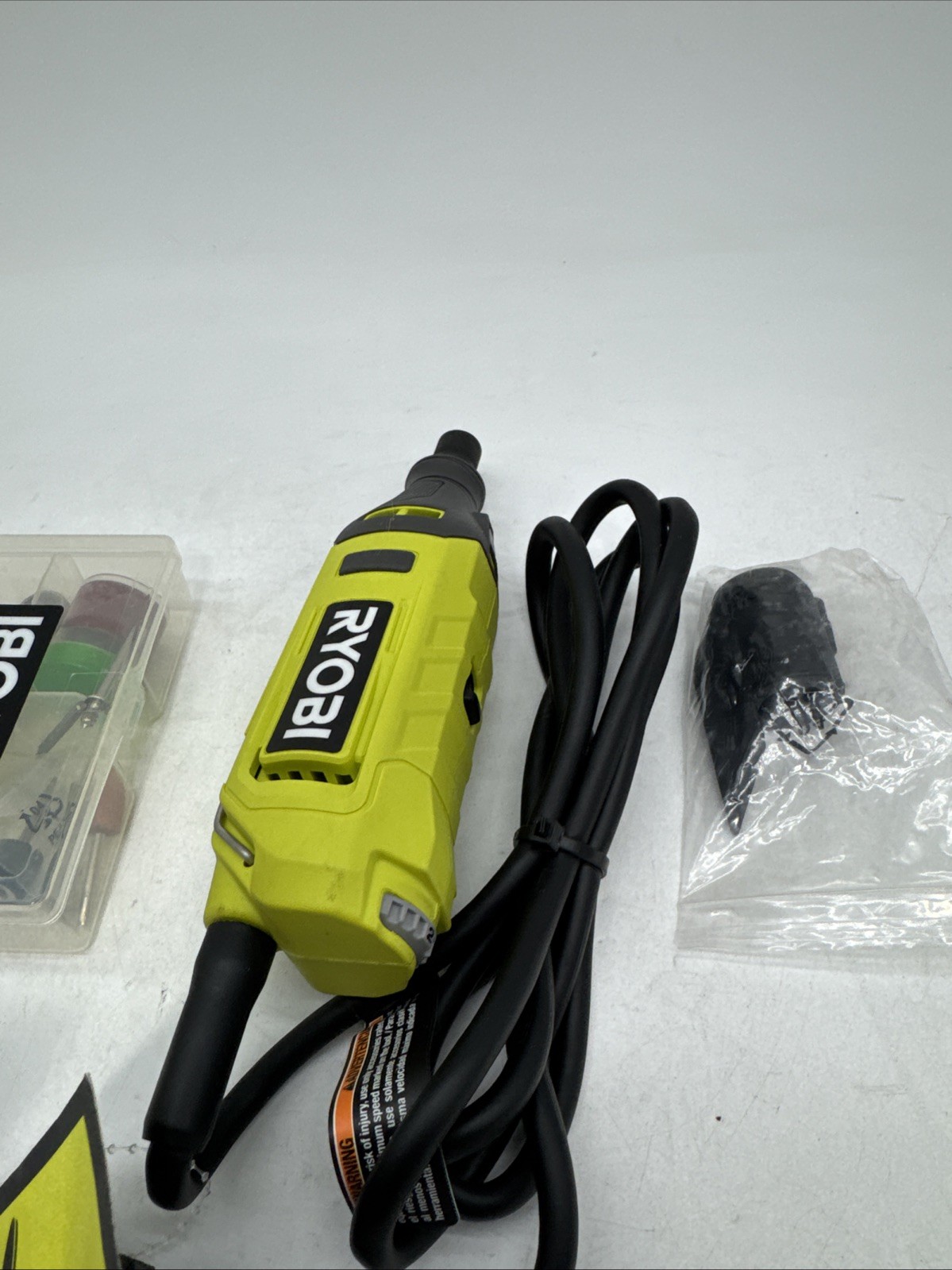 Ryobi RRT100 35000 RPM Rotary Tool Kit – Yellow R597