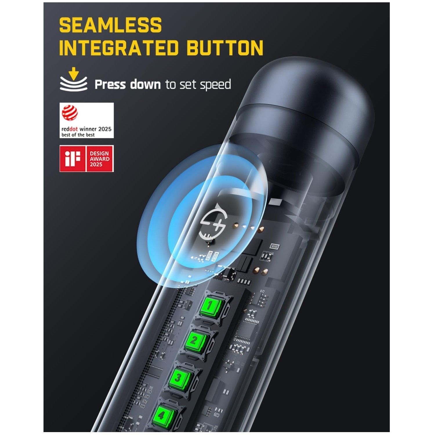 Cordless Rotary Tool, NeoPulse Motor, 35 Accessories