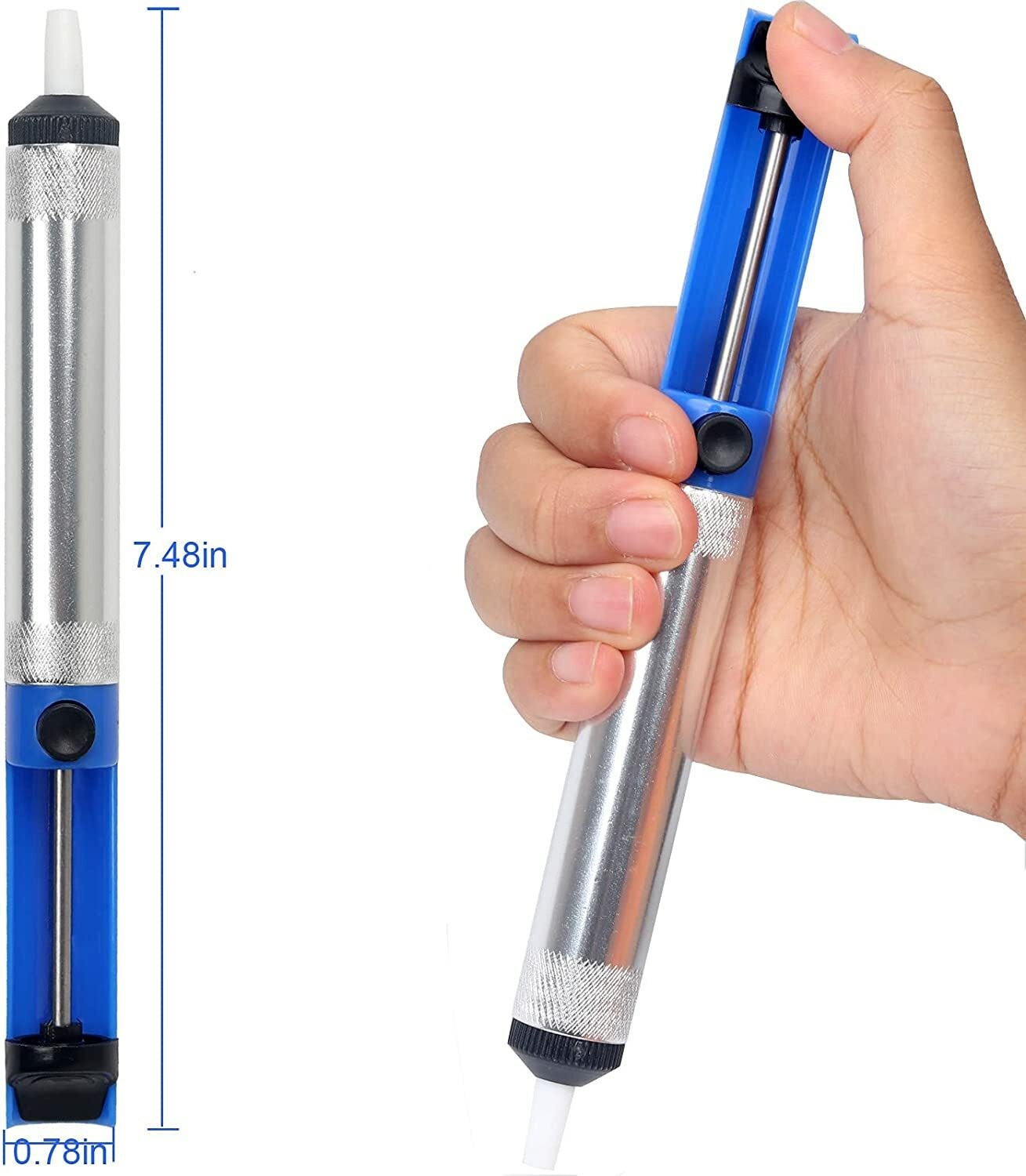 New Solder Sucker Desoldering Pump & Braid Soldering Iron Suction Removal Tool