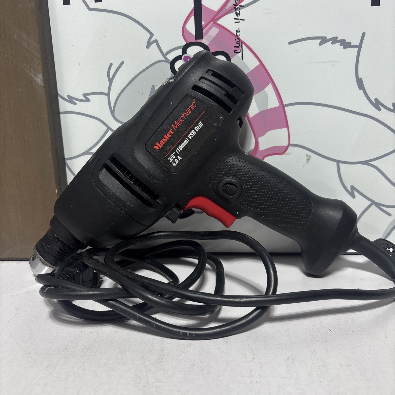 DRILL MASTER 3/8&Prime; VARIABLE SPEED 120v CORDED DRILL 4.0 A