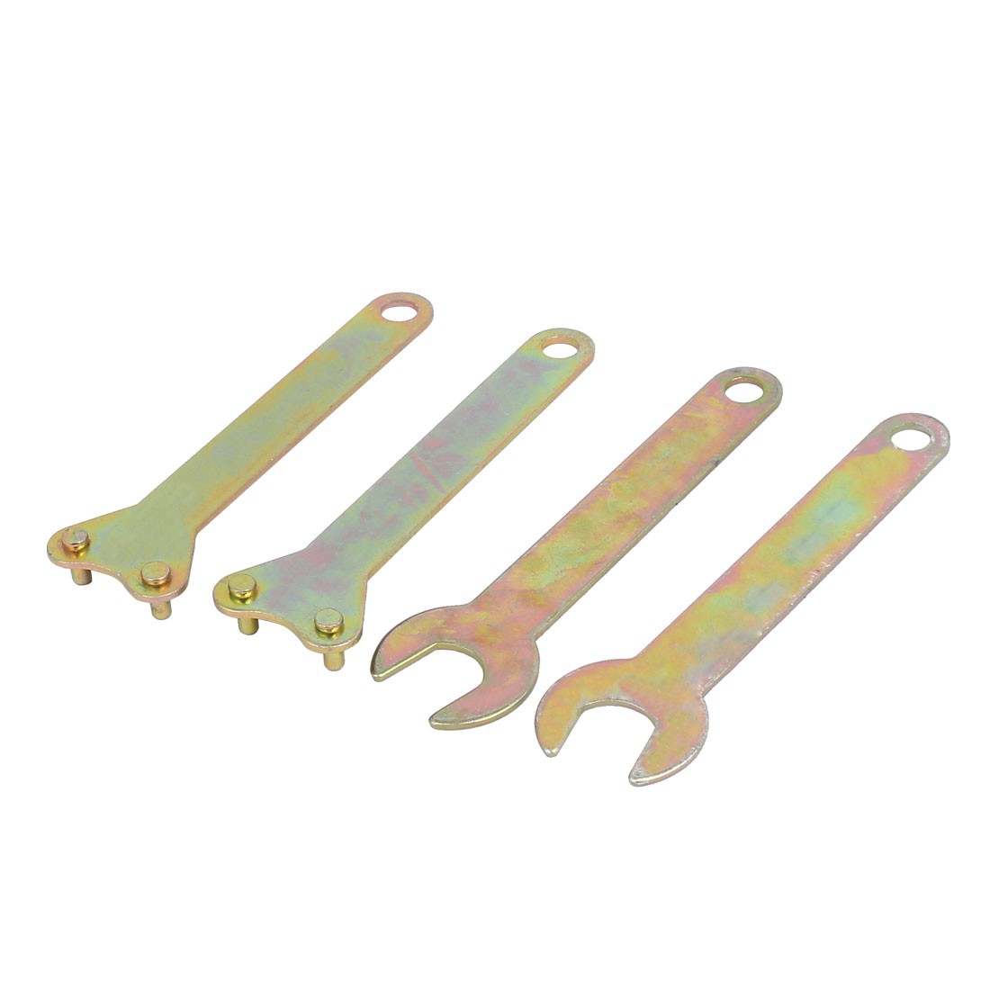 4 In 1 Set Angle Grinder Spanner Wrench Lock Nut Hand Tool Bronze 112mm Length