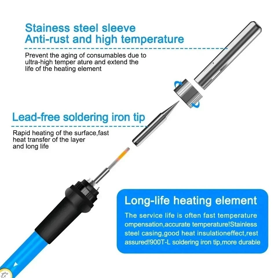 Adjustable Temperature Electric Soldering Iron 110V(US plug) /220V(EU Plug) 60W