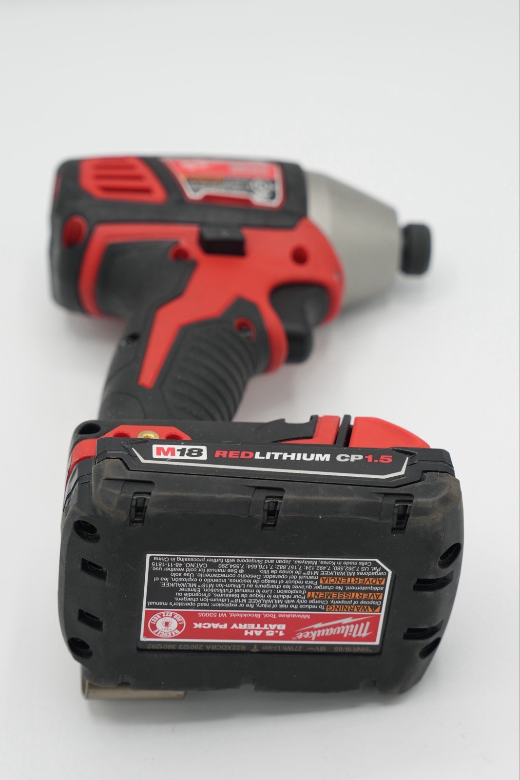 Milwaukee 2656-20 M18 1/4” Hex Impact Driver w/ REDLITHIUM CP1.5 Battery Tested