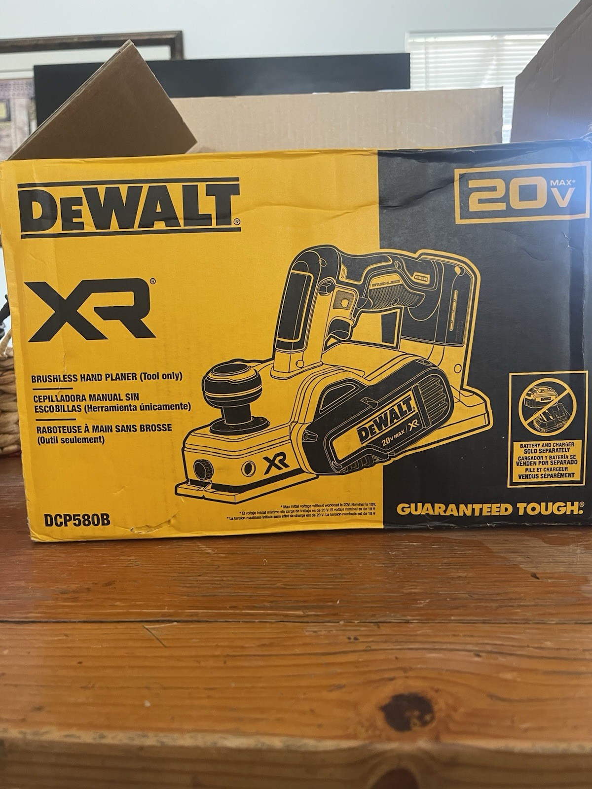 DEWALT DCP580B 20V Max XR Brushless Hand Planer Tool Only Cepilladorabmanual
