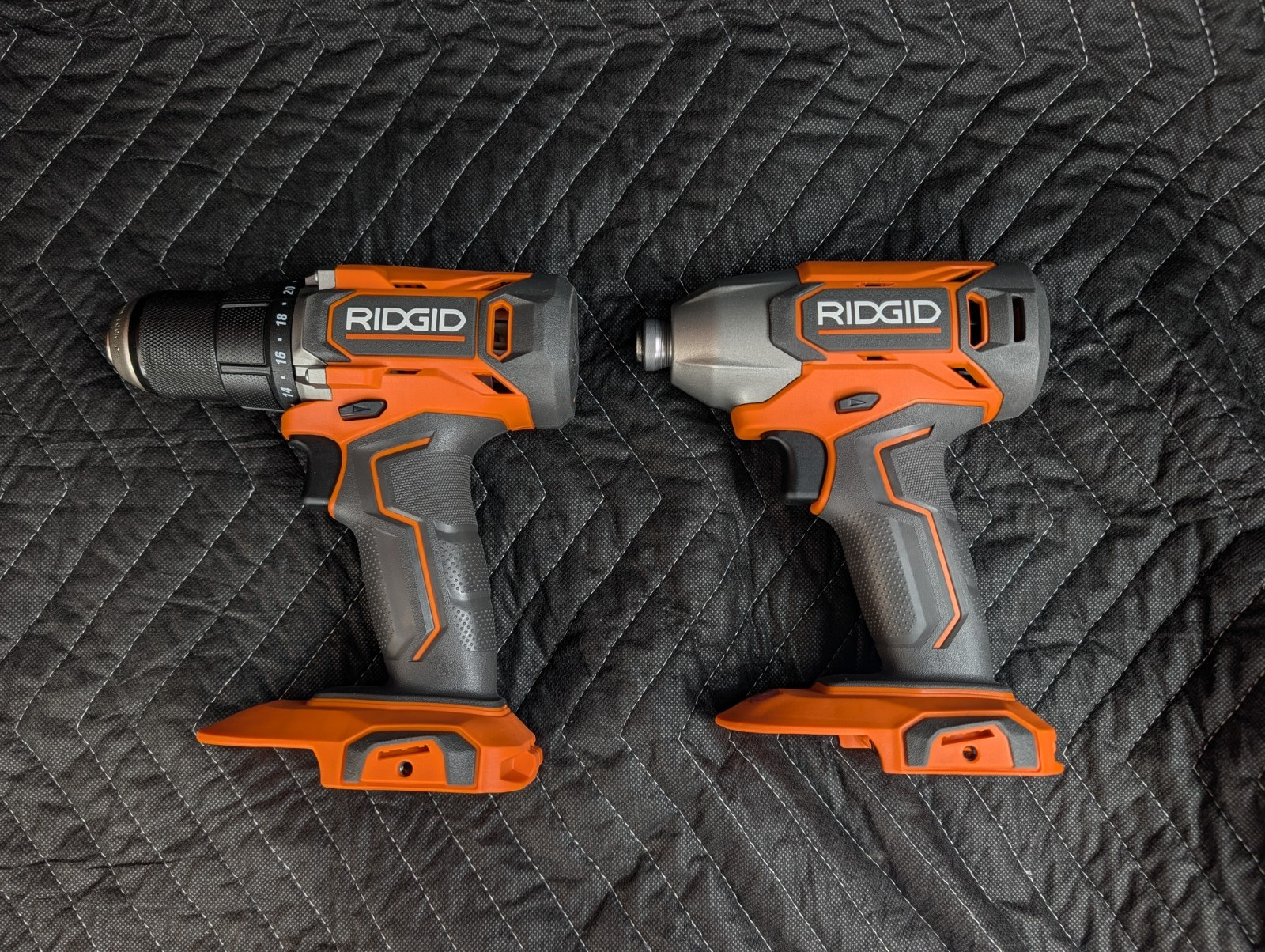 RIDGID 18V Cordless 1/2 in. Drill + 1/4 Hex Impact Driver R860010B – TOOL ONLY