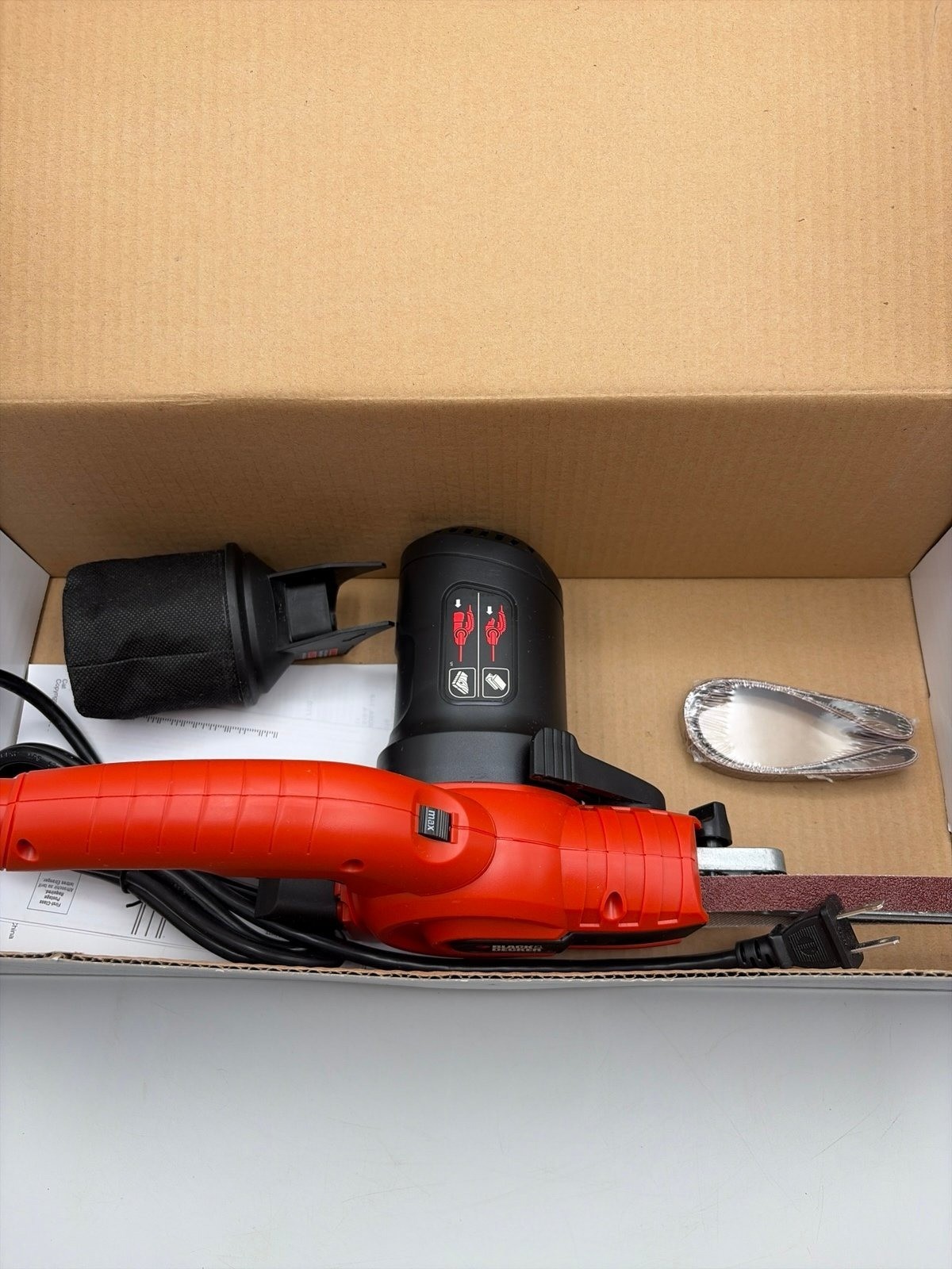 Black & Decker Powerfile 1/2&Prime; Precision Belt Sander PF260 New Open Box