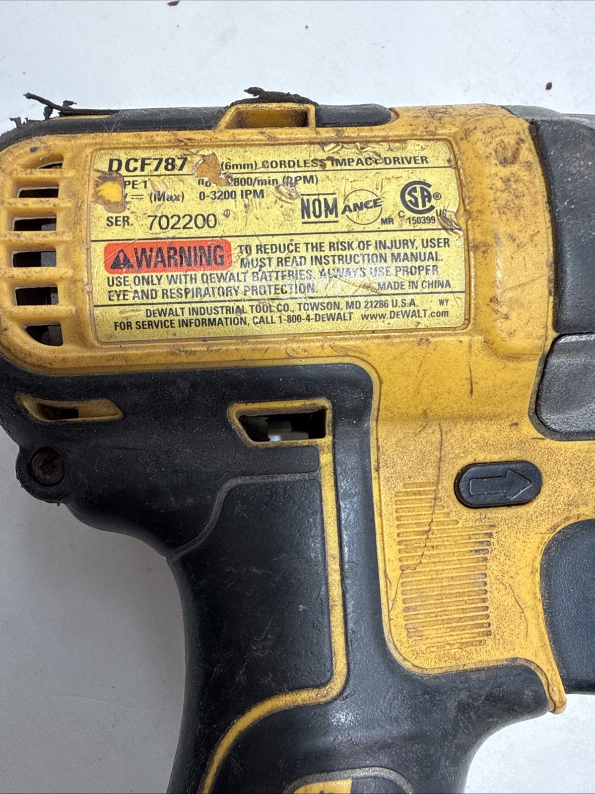 DEWALT DCF787B (P04017592)